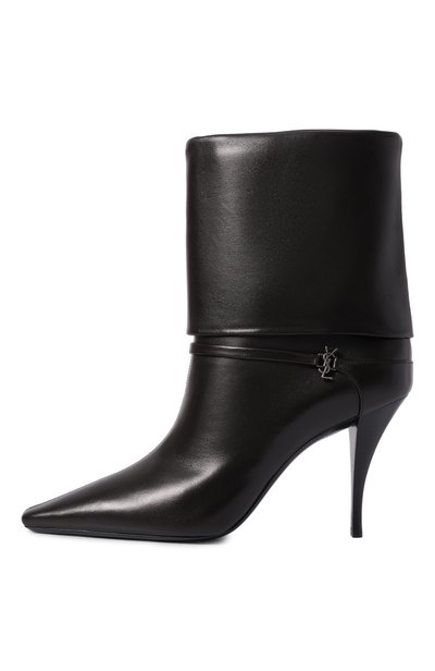 Кожаные ботильоны niki 90 SAINT LAURENT, арт. 801393/AADV2, фото 4