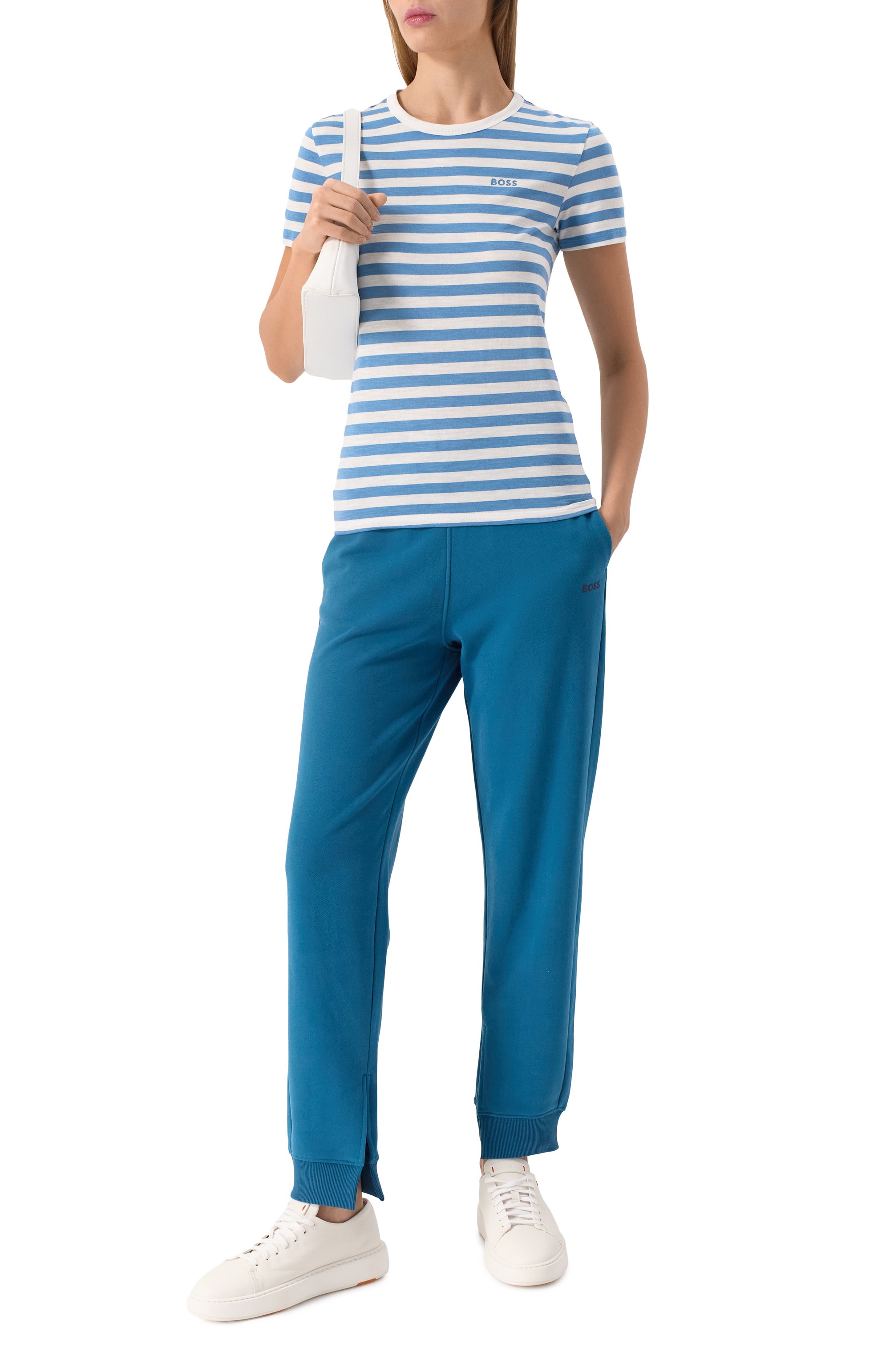 Хлопковая футболка BOSS ORANGE, арт. 50504192, фото 2