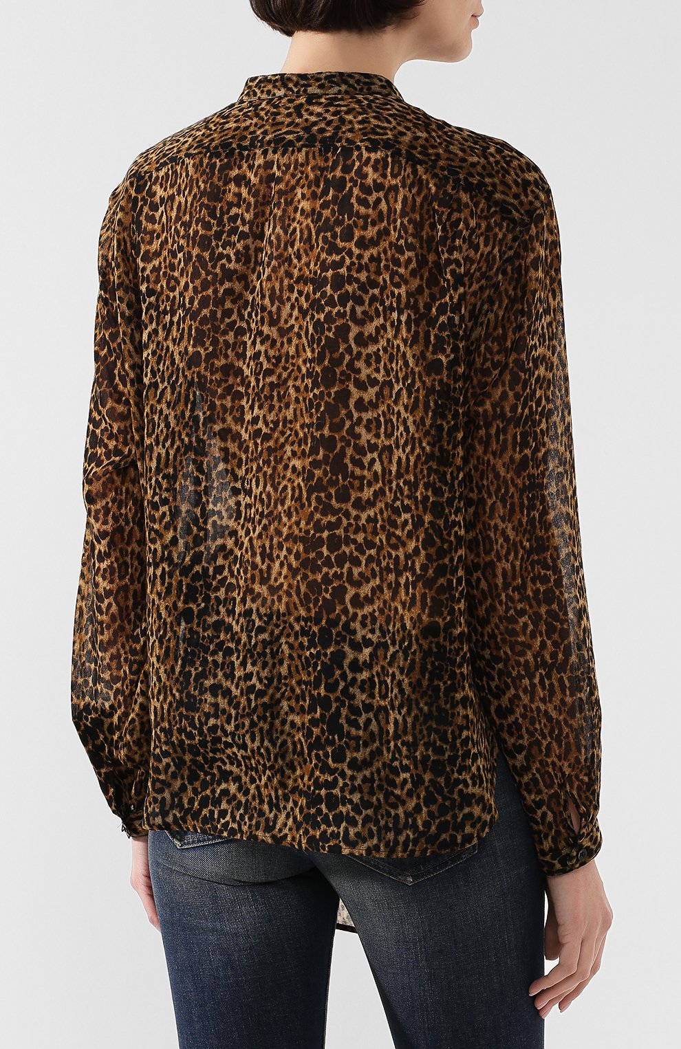 Шерстяная рубашка SAINT LAURENT, арт. 605378/Y653S, фото 4