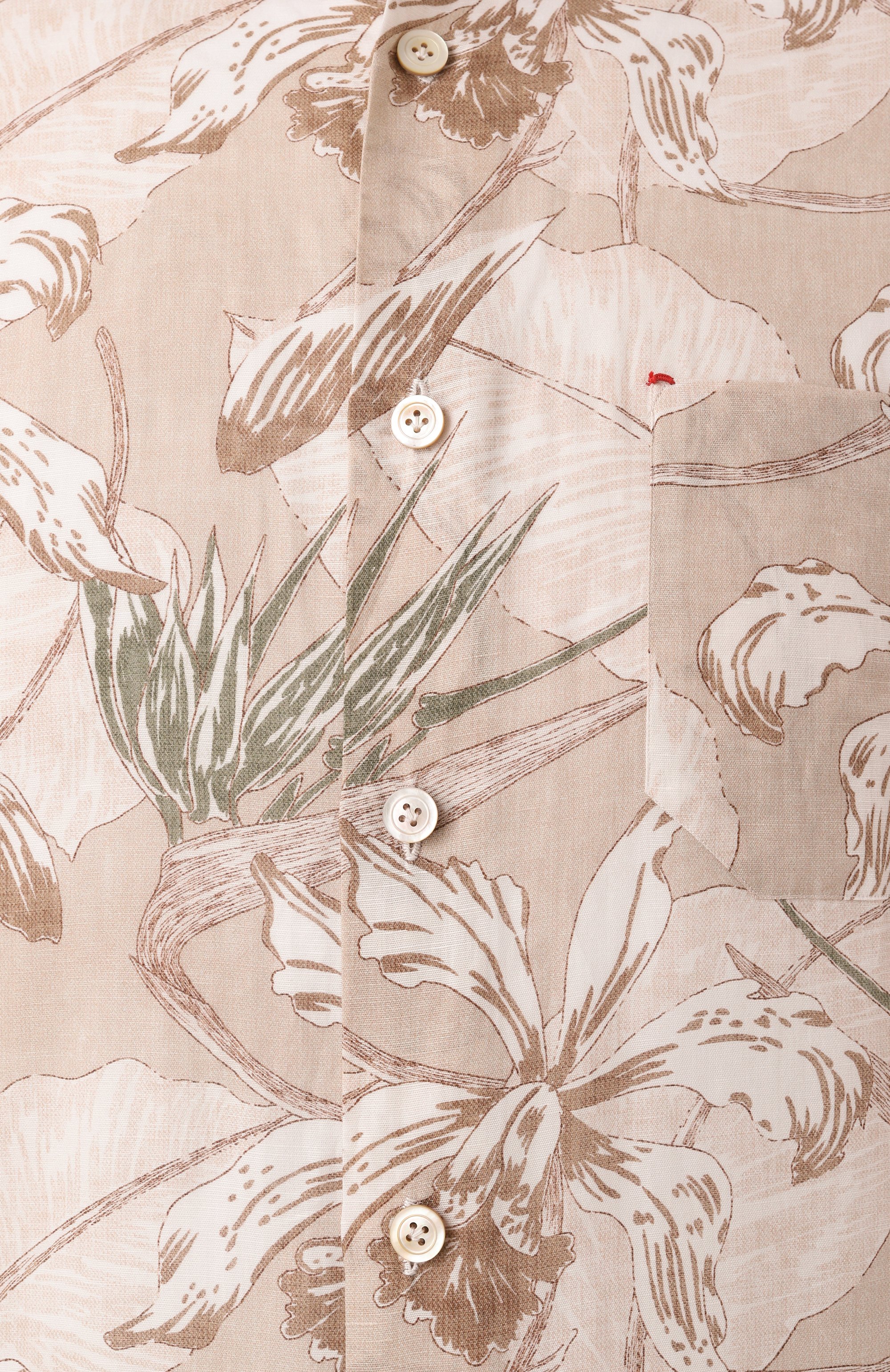 Рубашка из хлопка и льна KITON, арт. UMCNERH0928301, фото 6