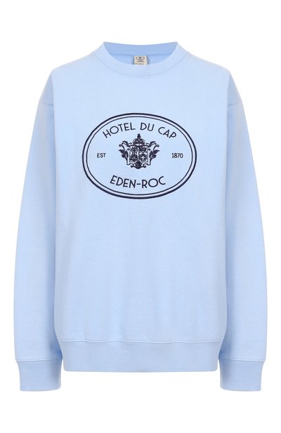 Женский хлопковый свитшот sporty &amp; rich x hotel eden roc SPORTY AND RICH, арт. ST07160621BL90