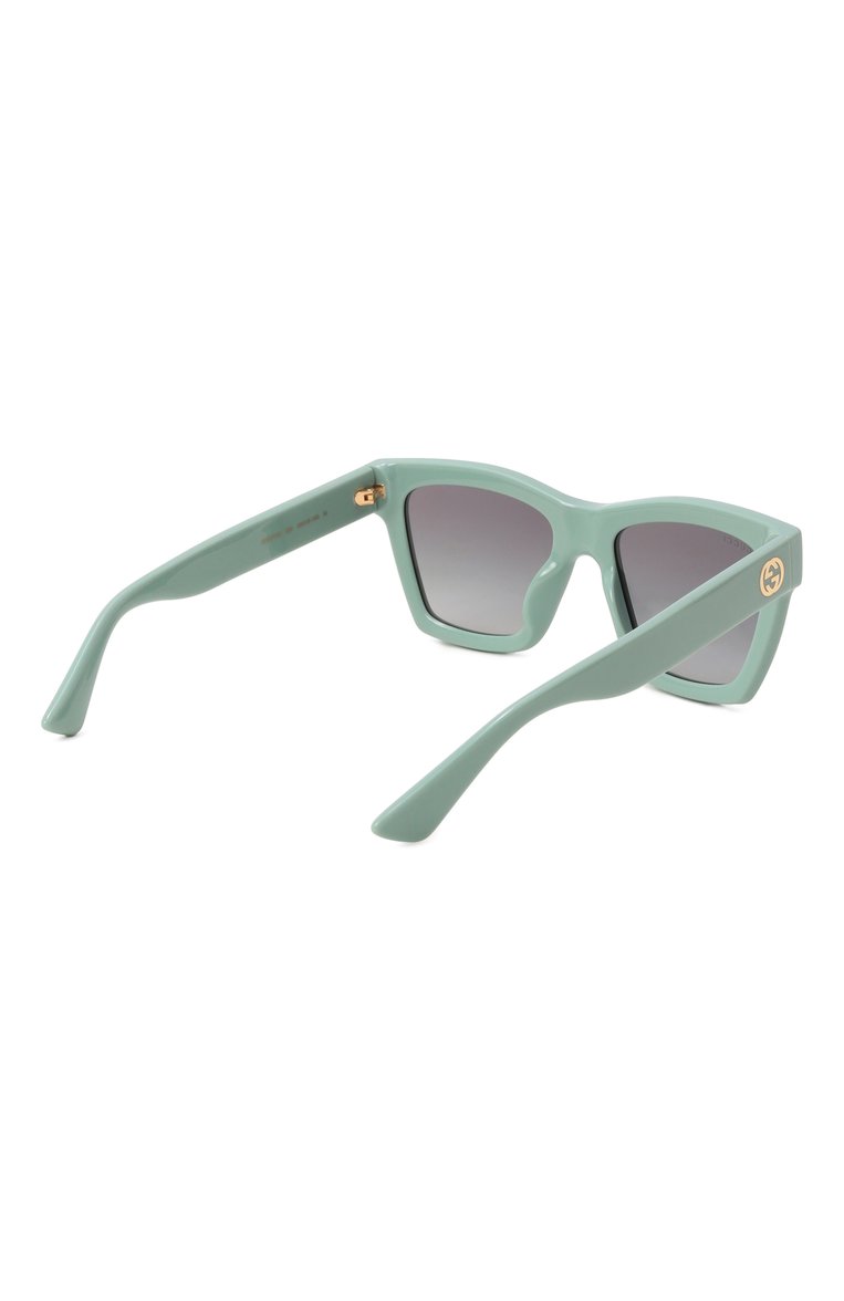 Женские солнцезащитные очки GUCCI зеленого цвета, арт. GG1714S 004 | Фото 4 (Региональные ограничения белый список (Axapta Mercury): Не проставлено; Нос: Не проставлено; Тип очков: С/з; Материал: Пластик; Оптика Гендер: оптика-женское; Очки форма: Квадратные)