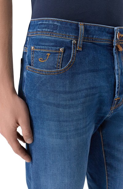 Джинсы bard JACOB COHEN синего цвета по цене 82500 руб., арт. JUM_QM004 073 S4324 V1, фото 5 Джинсы bard JACOB COHEN, арт. JUM_QM004 073 S4324 V1, фото 5