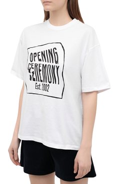 Хлопковая футболка OPENING CEREMONY, арт. YWAA010S21JER001, фото 3