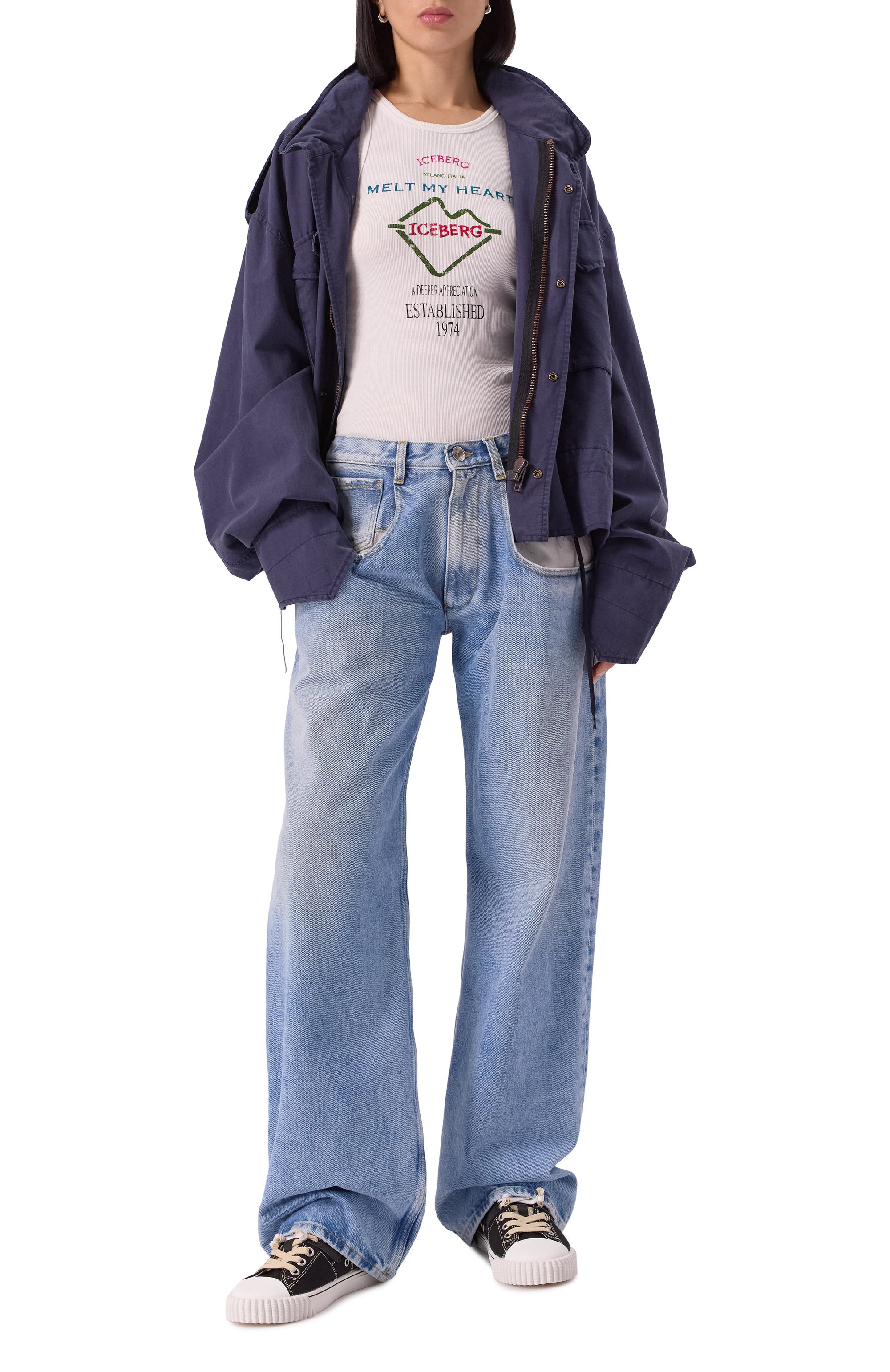 Хлопковая майка ICEBERG, арт. T111/6302, фото 2