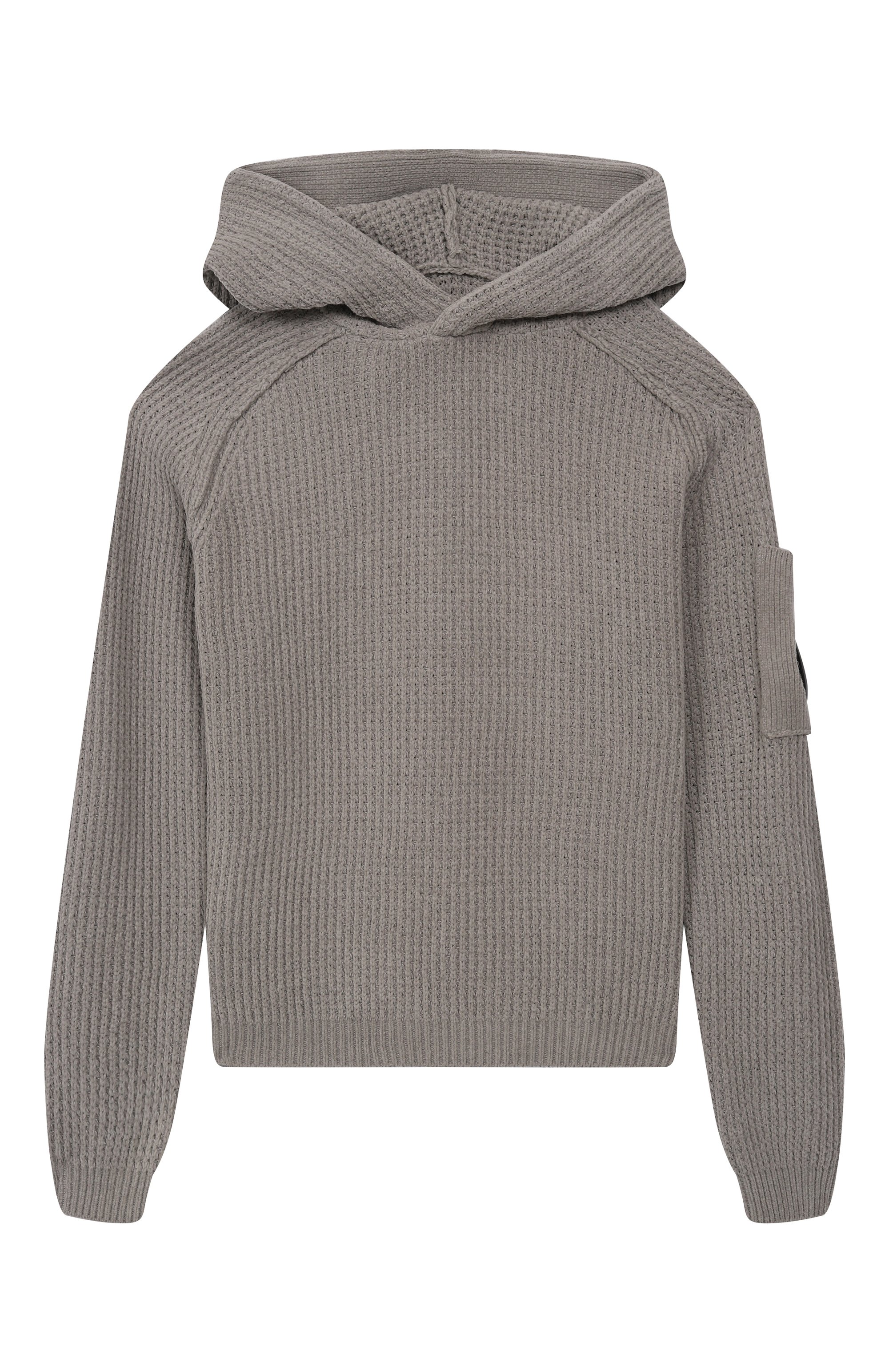 Хлопковое худи C.P. COMPANY серого цвета по цене 29400 руб., арт. CUW00K/LHE79/4-8, фото 1 Хлопковое худи C.P. COMPANY, арт. CUW00K/LHE79/4-8, фото 1