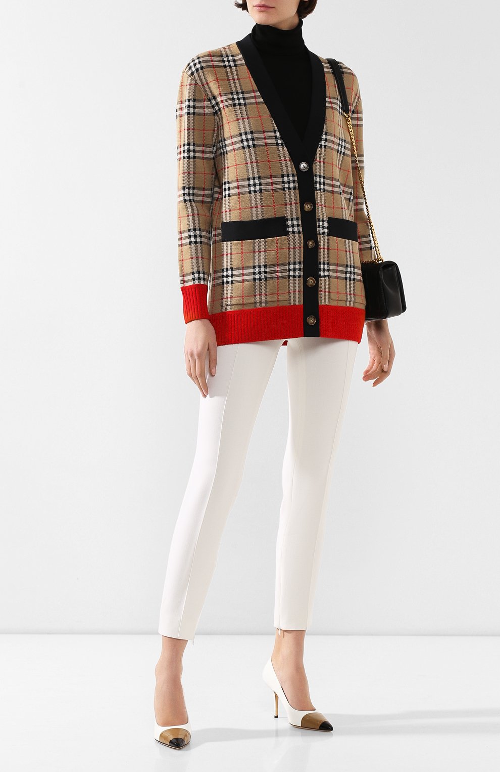 Кардиган BURBERRY бежевого цвета по цене 99500 руб., арт. 8024076, фото 2 Кардиган BURBERRY, арт. 8024076, фото 2
