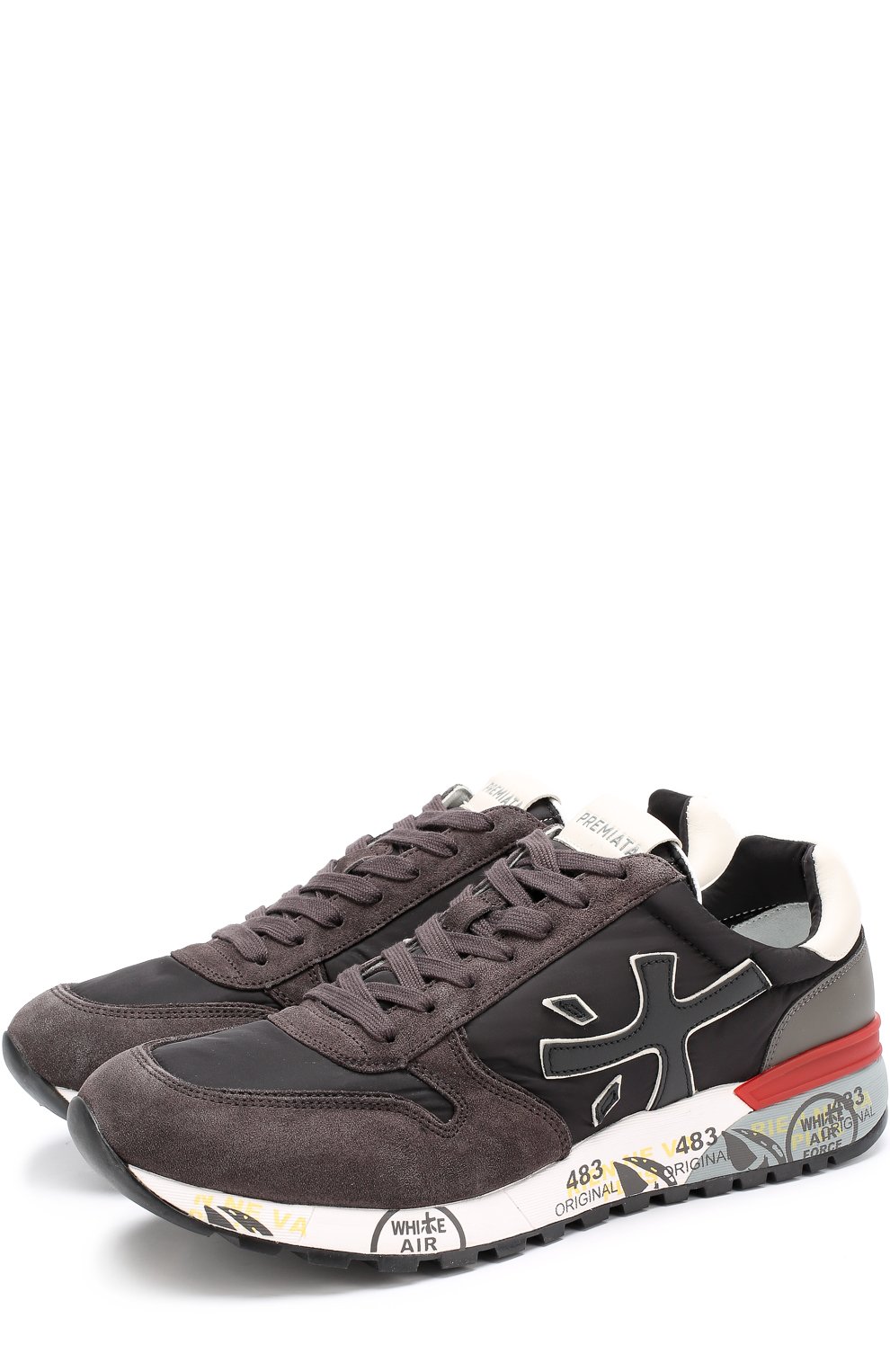 Комбинированные кроссовки mick на шнуровке PREMIATA, арт. MICK/VAR2343, фото 1