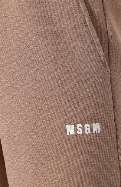 Хлопковые джоггеры MSGM, арт. 2741MDP64 195799, фото 5