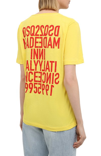 Хлопковая футболка DSQUARED2, арт. S75GD0165/S21600, фото 4