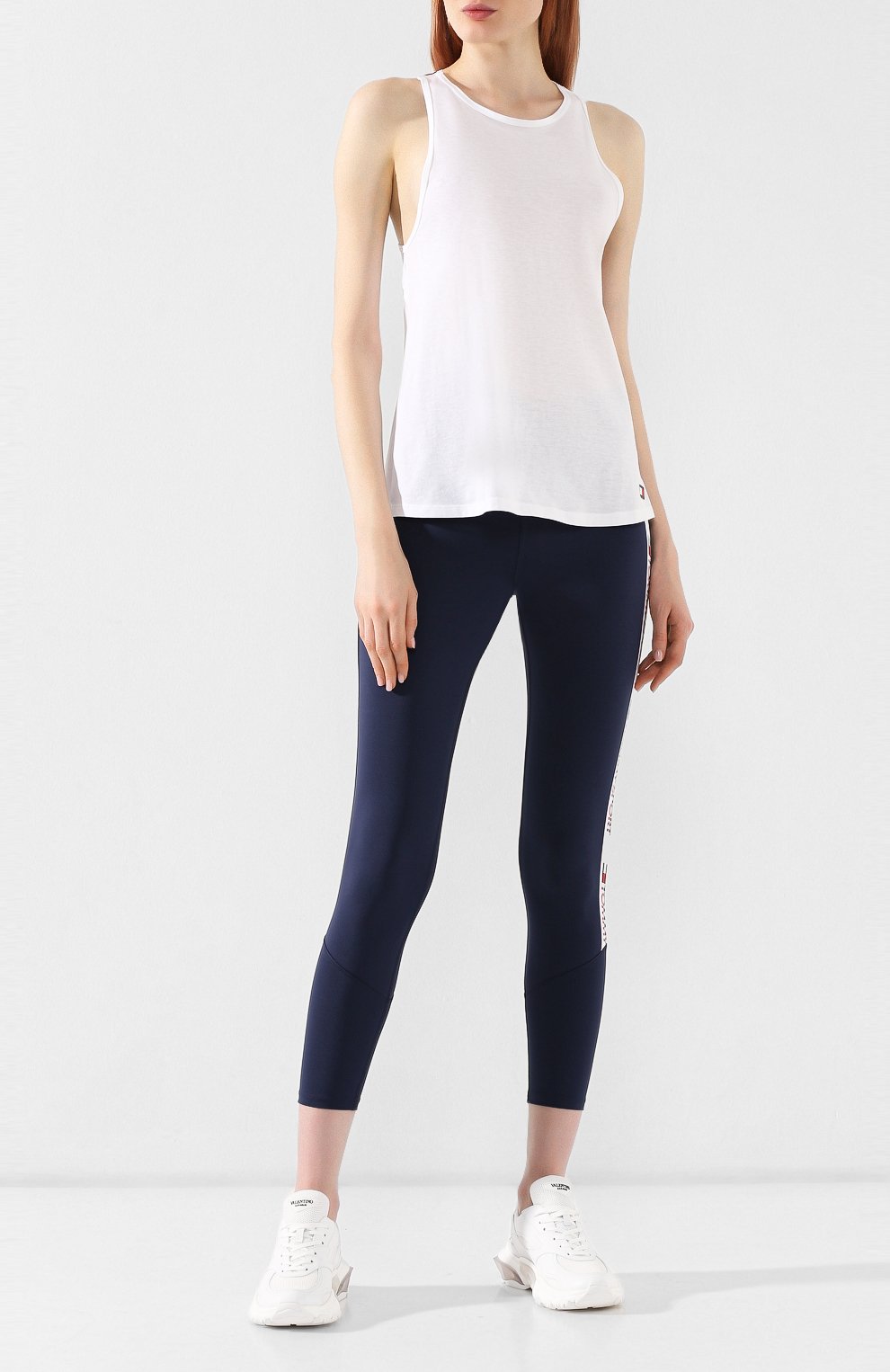 Топ TOMMY SPORT белого цвета по цене 4490 руб., арт. S10S100011, фото 2 Топ TOMMY SPORT, арт. S10S100011, фото 2