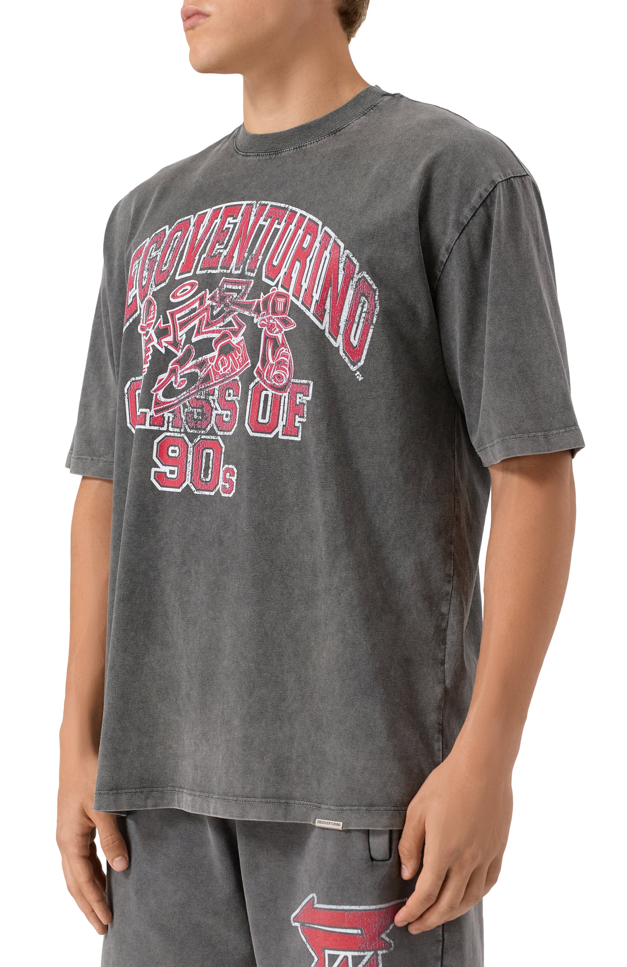 Хлопковая футболка DIEGO VENTURINO, арт. DVTS0DVC90, фото 3