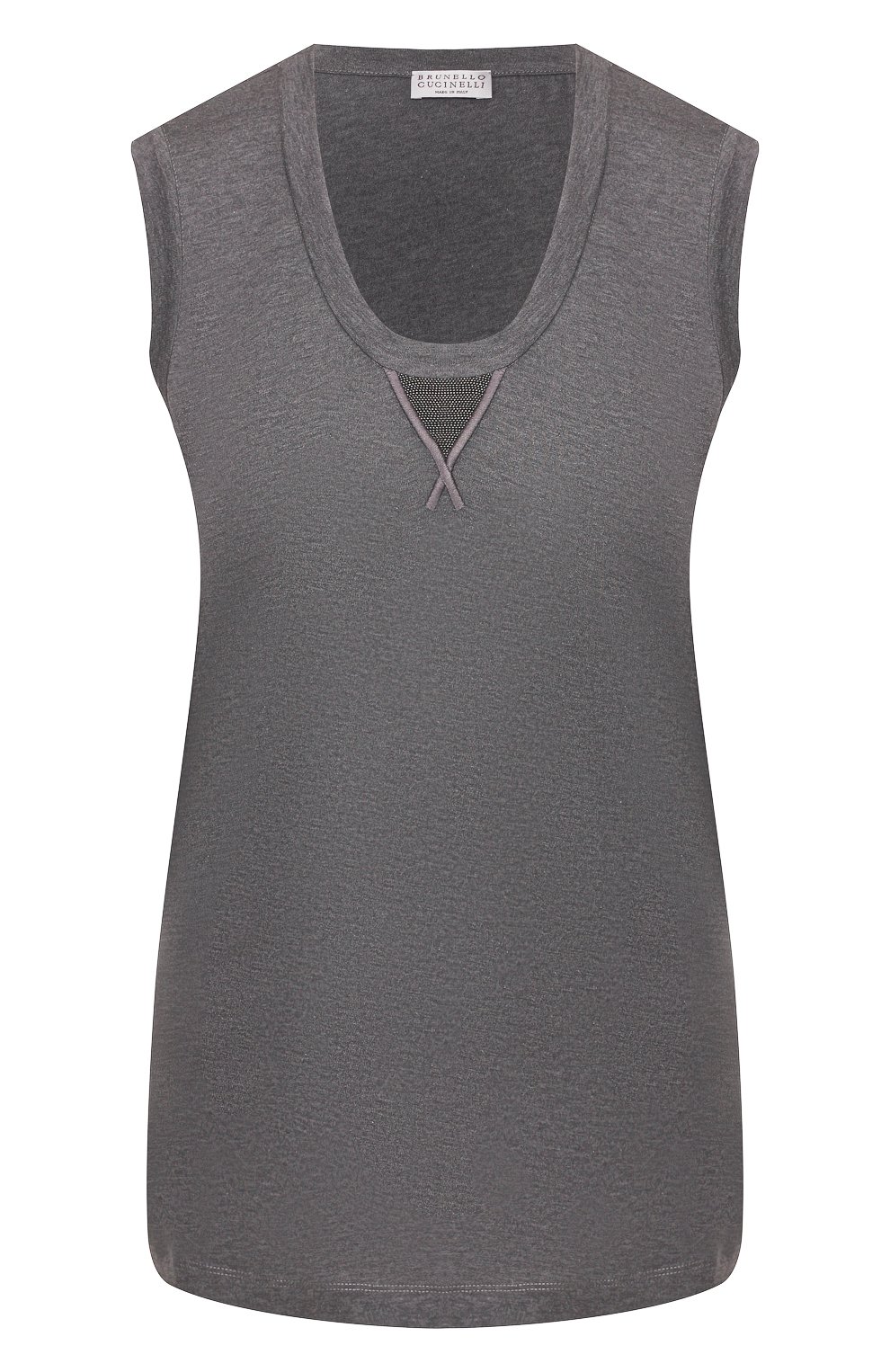 Хлопков ый топ BRUNELLO CUCINELLI, арт. M0045BX110, фото 1