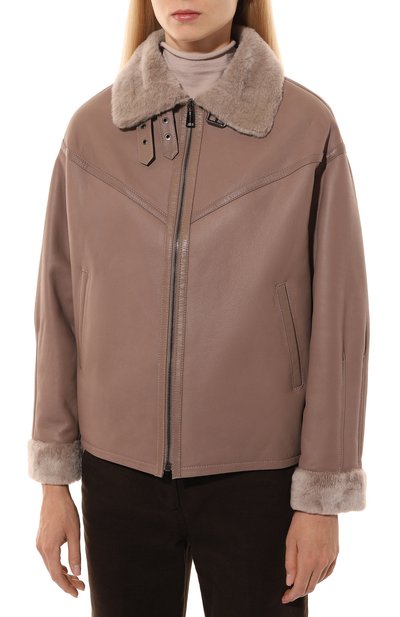 Дубленка из овчины MANZONI24, арт. 24M1292-S21/, фото 3