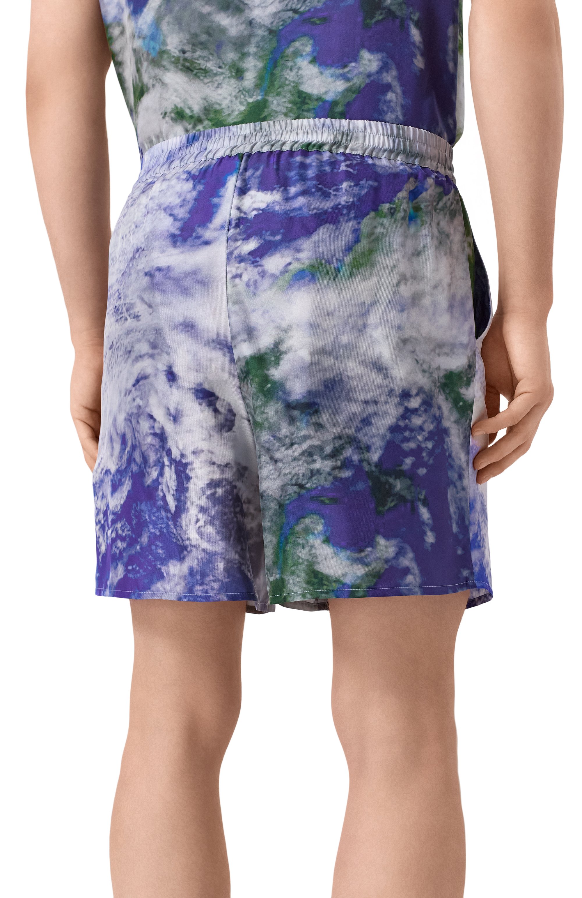 Шелковые шорты BALMAIN, арт. EH0PA145SE89, фото 4