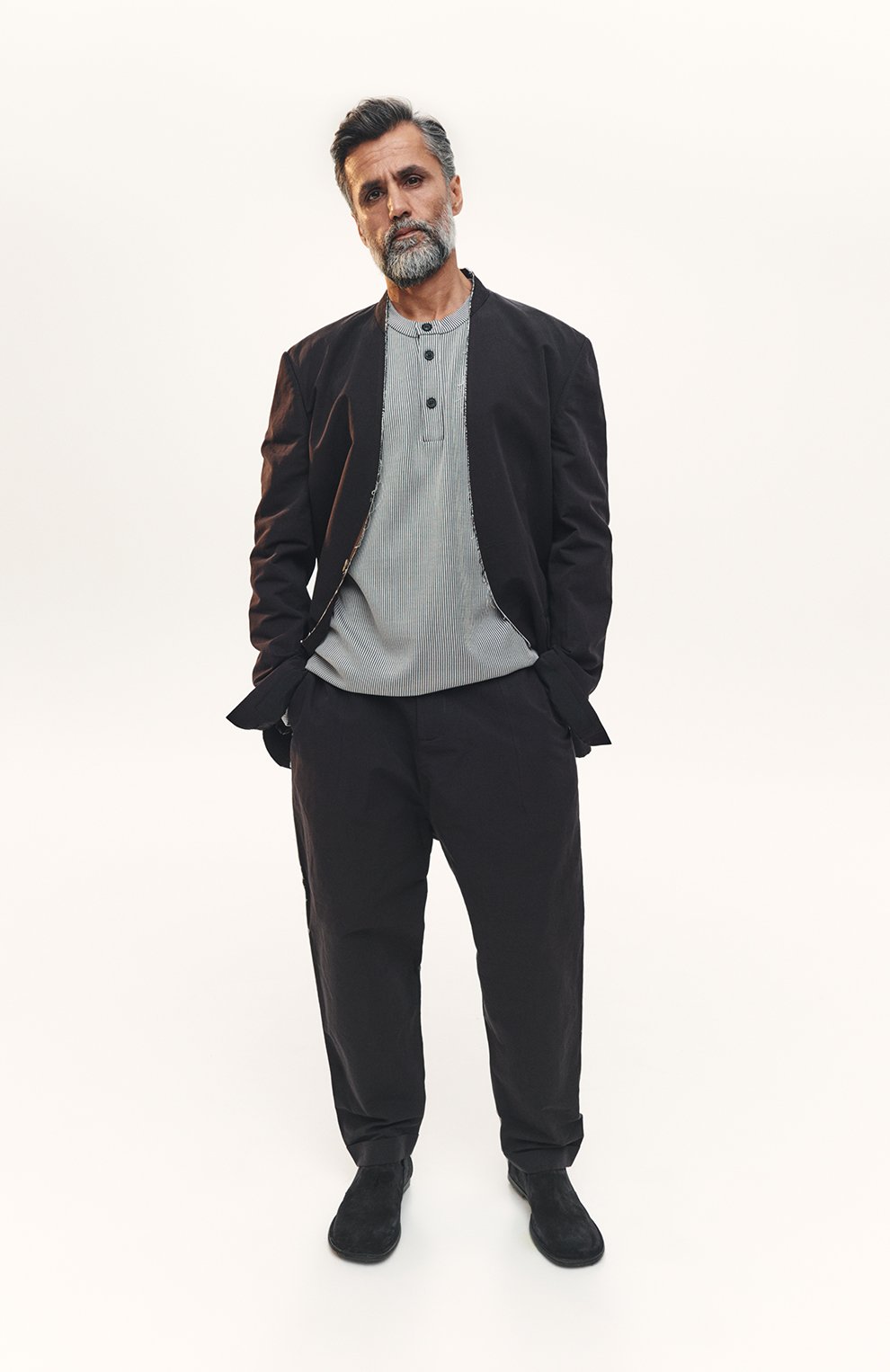 Джемпер из вискозы и хлопка GIORGIO ARMANI, арт. 3DSF50/SJBRZ, фото 6