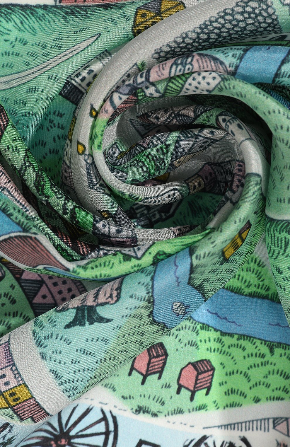 Шелковый платок суздаль GOURJI, арт. 91158537/449161172, фото 4