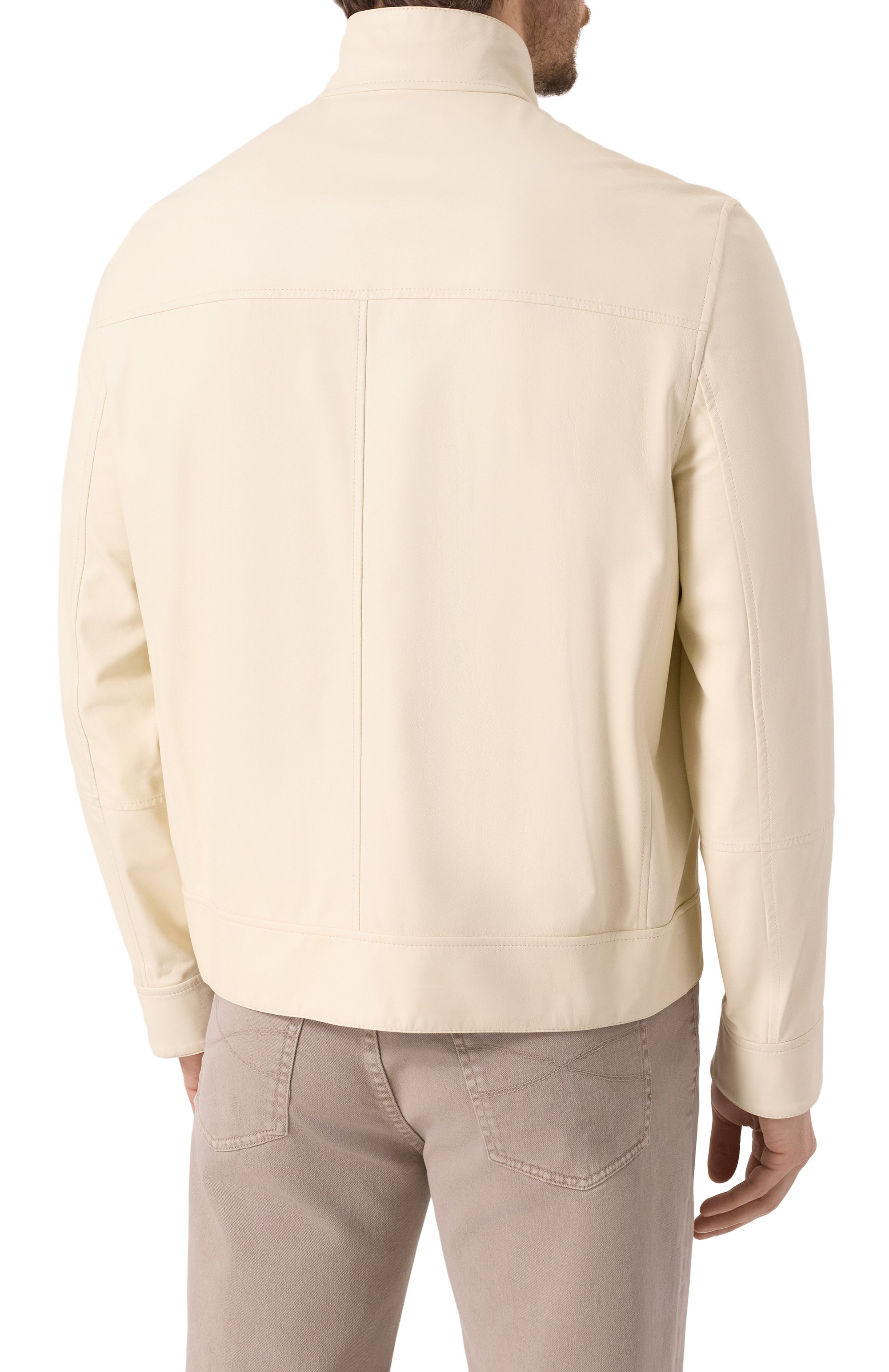 Двусторонняя кожаная куртка BRUNELLO CUCINELLI, арт. MPFLY2036, фото 4