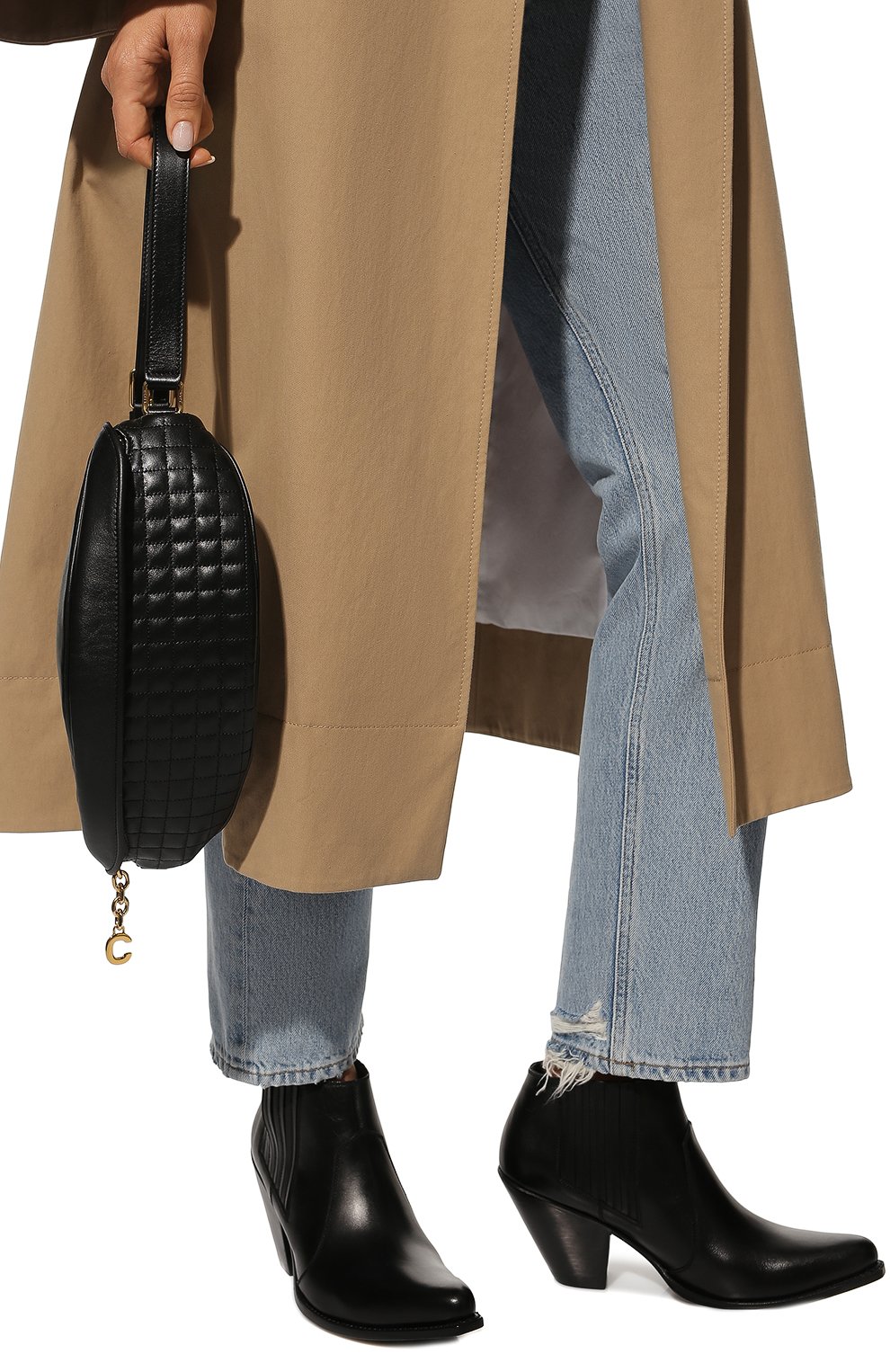 Поясная сумка c charm CELINE, арт. 188153BFI, фото 2