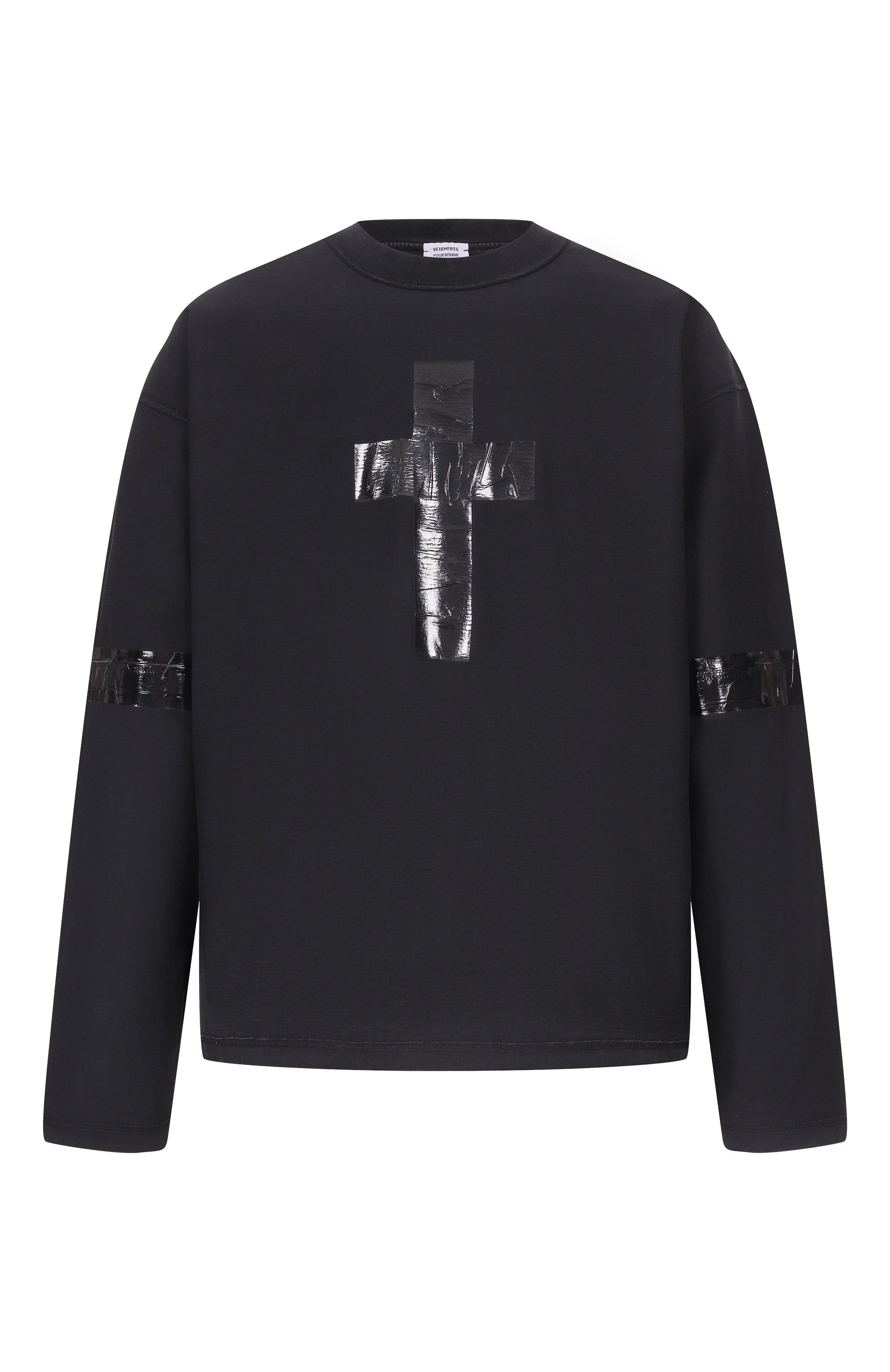 Хлопковый лонгслив VETEMENTS, арт. ME76LS144B/1200 LIGHT JERSEY, фото 1