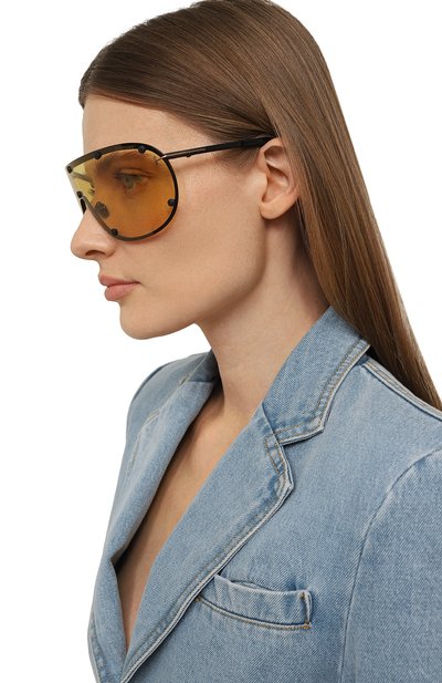 Солнцезащитные очки TOM FORD желтого цвета по цене 63300 руб., арт. TF1043 02E, фото 2 Солнцезащитные очки TOM FORD, арт. TF1043 02E, фото 2