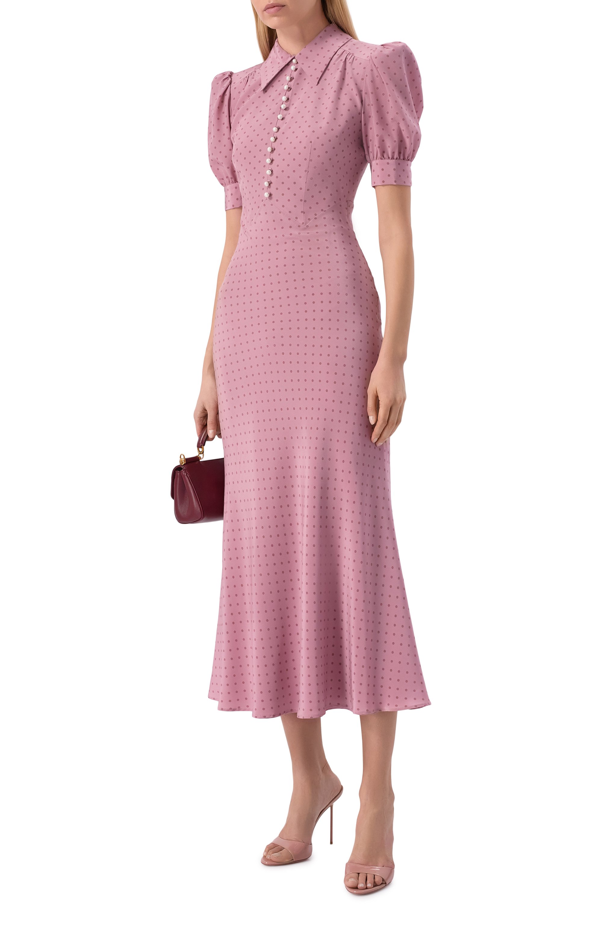 Шелковое платье ALESSANDRA RICH, арт. FABX3598/F4686, фото 2