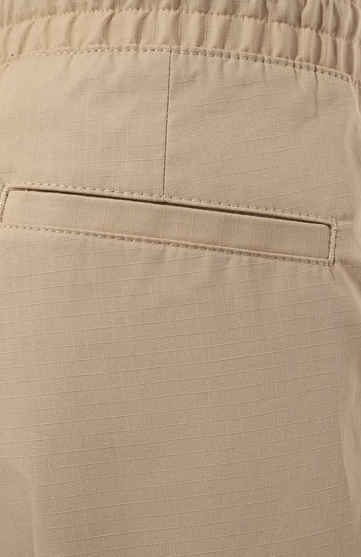 Хлопковые джоггеры HUGO Blue Бежевый, фото 5