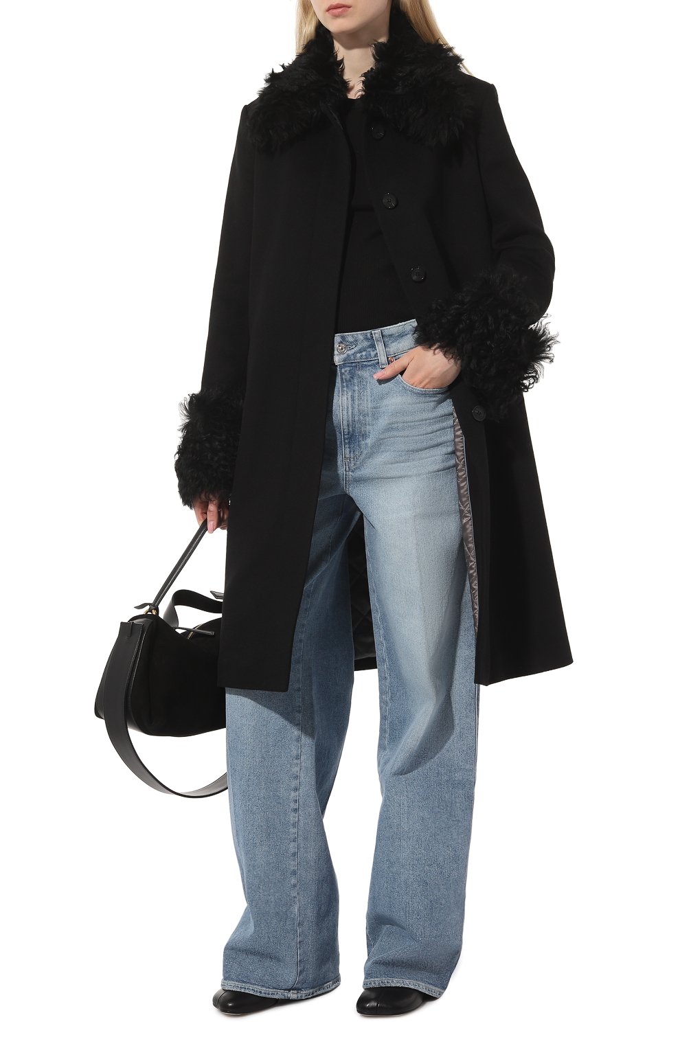 Шерстяное пальто LUDA NIKISHINA, арт. CT/TOE/black/warm, фото 2