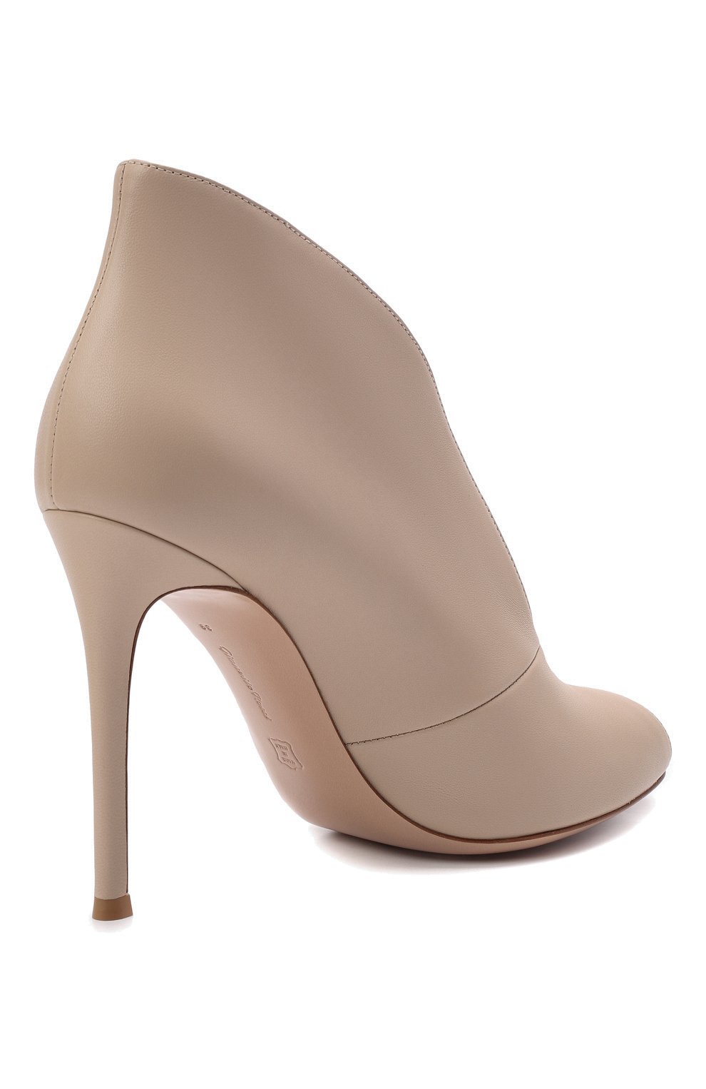 Кожаные ботильоны vamp GIANVITO ROSSI, арт. G53260.15RIC.NVIM0US, фото 5