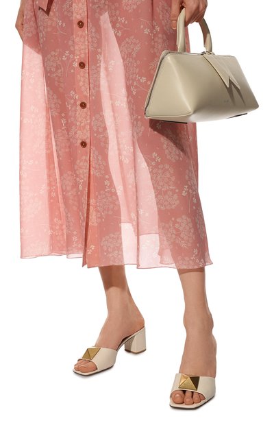 Кожаные мюли one stud VALENTINO, арт. XW0S0EL3/CYI, ф ото 3