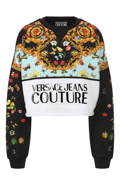 Женский хлопковый свитшот VERSACE JEANS COUTURE, арт. B6HUA768-UDP302 47/30213
