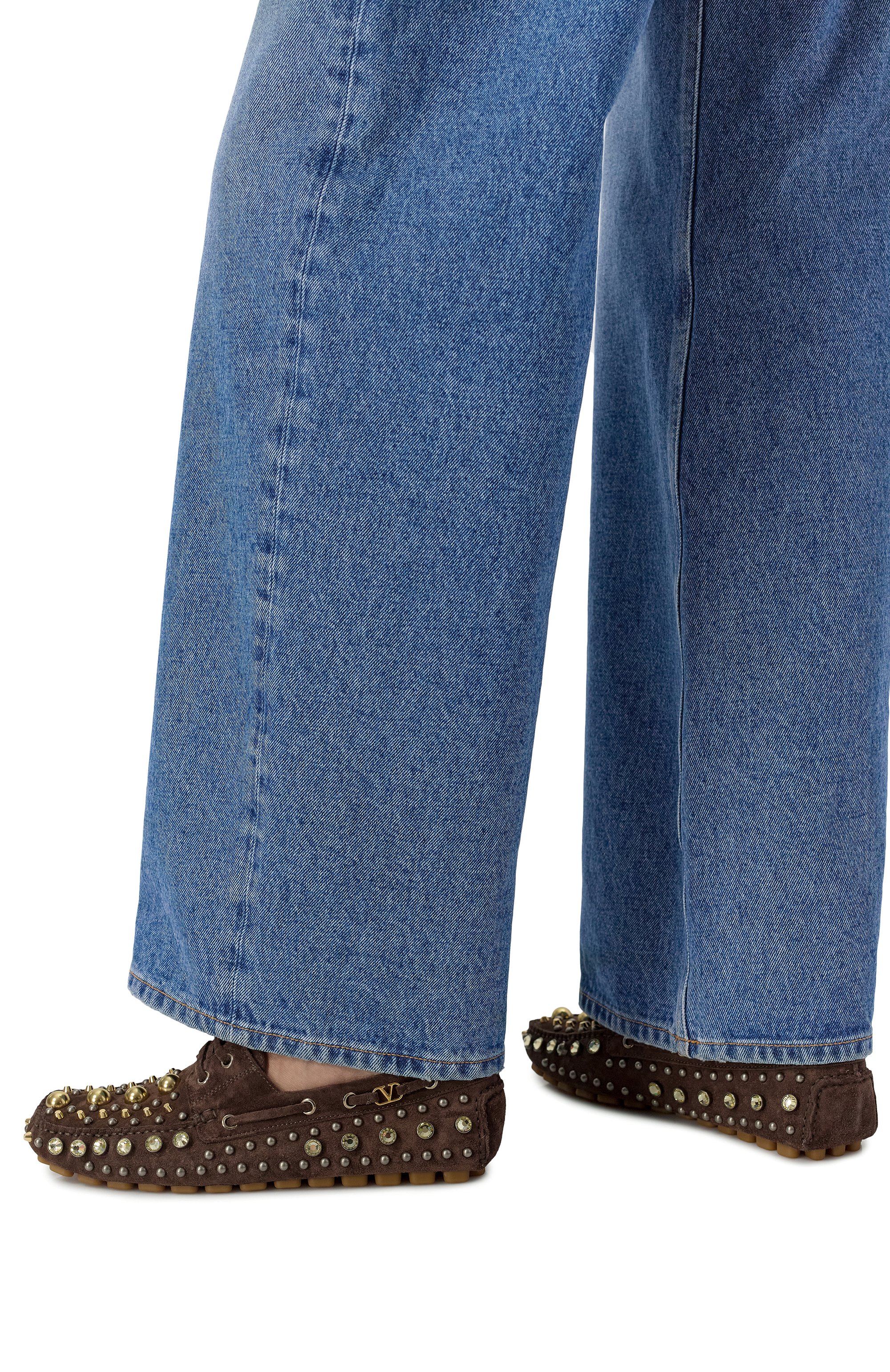 Замшевые мокасины fastaway VALENTINO, арт. 7W2S0MQ2/REW, фото 2