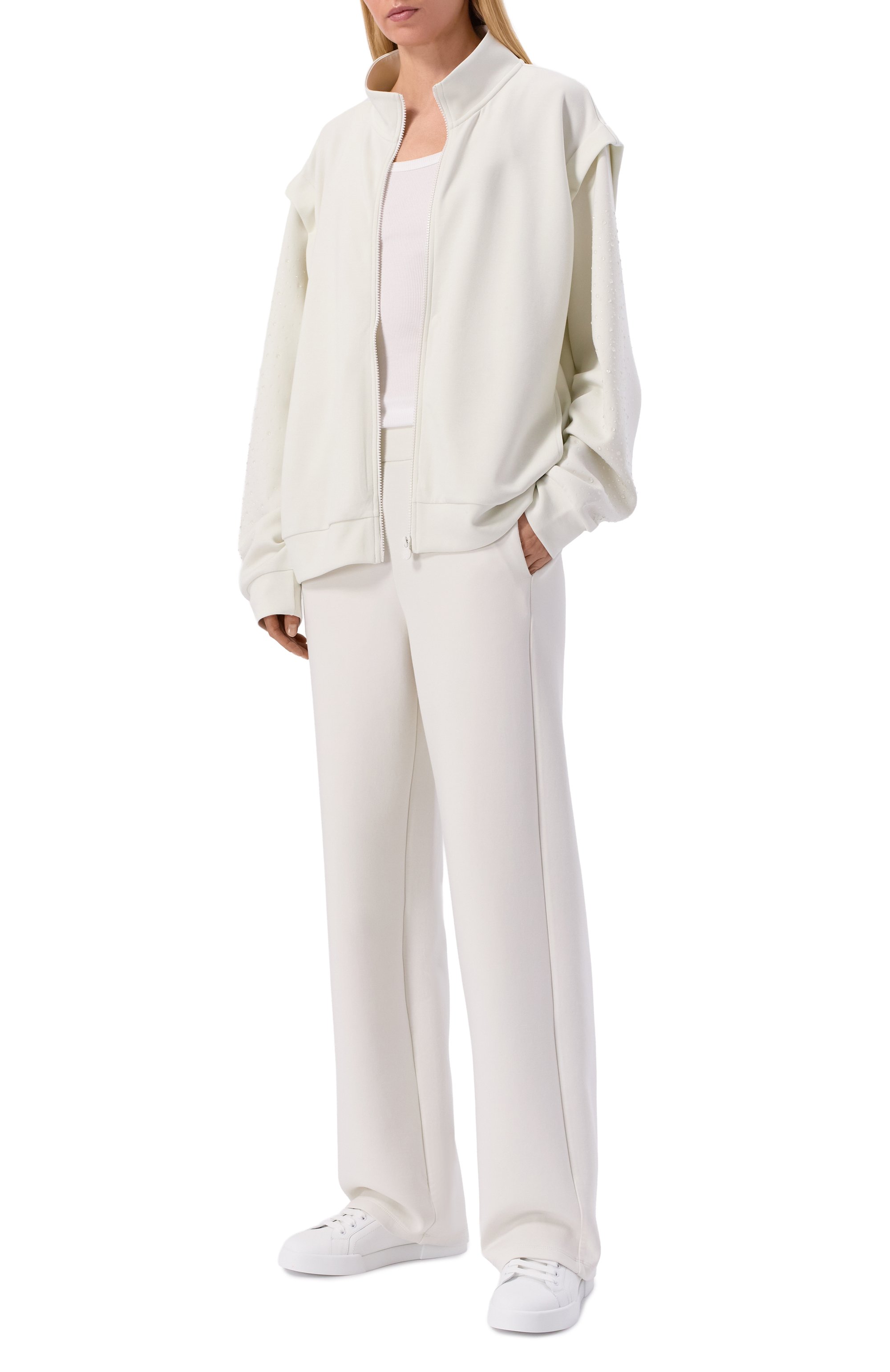 Толстовка с отделкой стразами EA7, арт. 7W001016/AF24375, фото 2