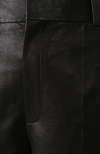 Кожаные шорты SAINT LAURENT, арт. 615750/YC2IF, фото 5