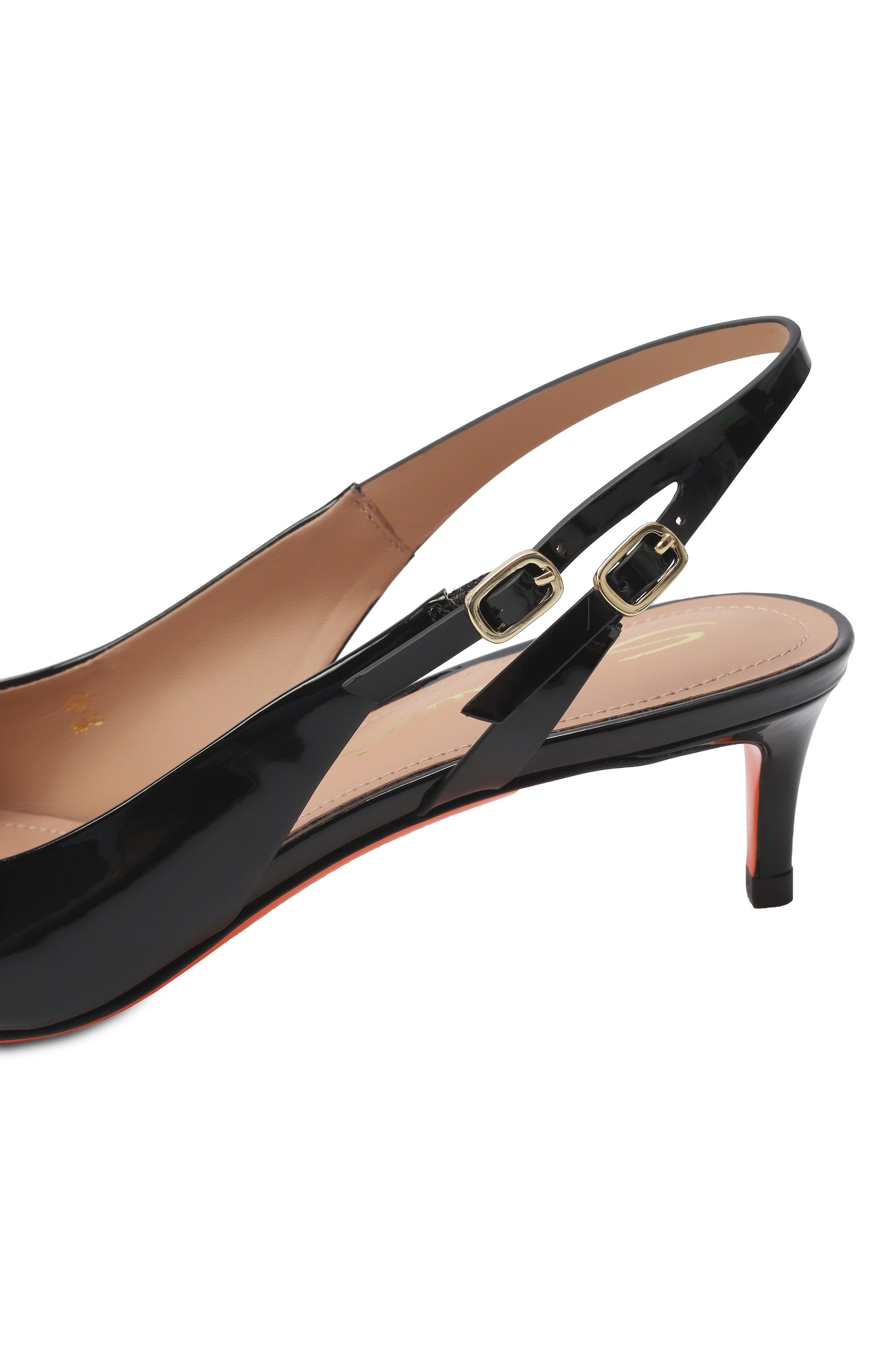 Лакированные туфли SANTONI черного цвета по цене 82450 руб., арт. WDLG71407HA2NVHD, фото 7 Лакированные туфли SANTONI, арт. WDLG71407HA2NVHD, фото 7