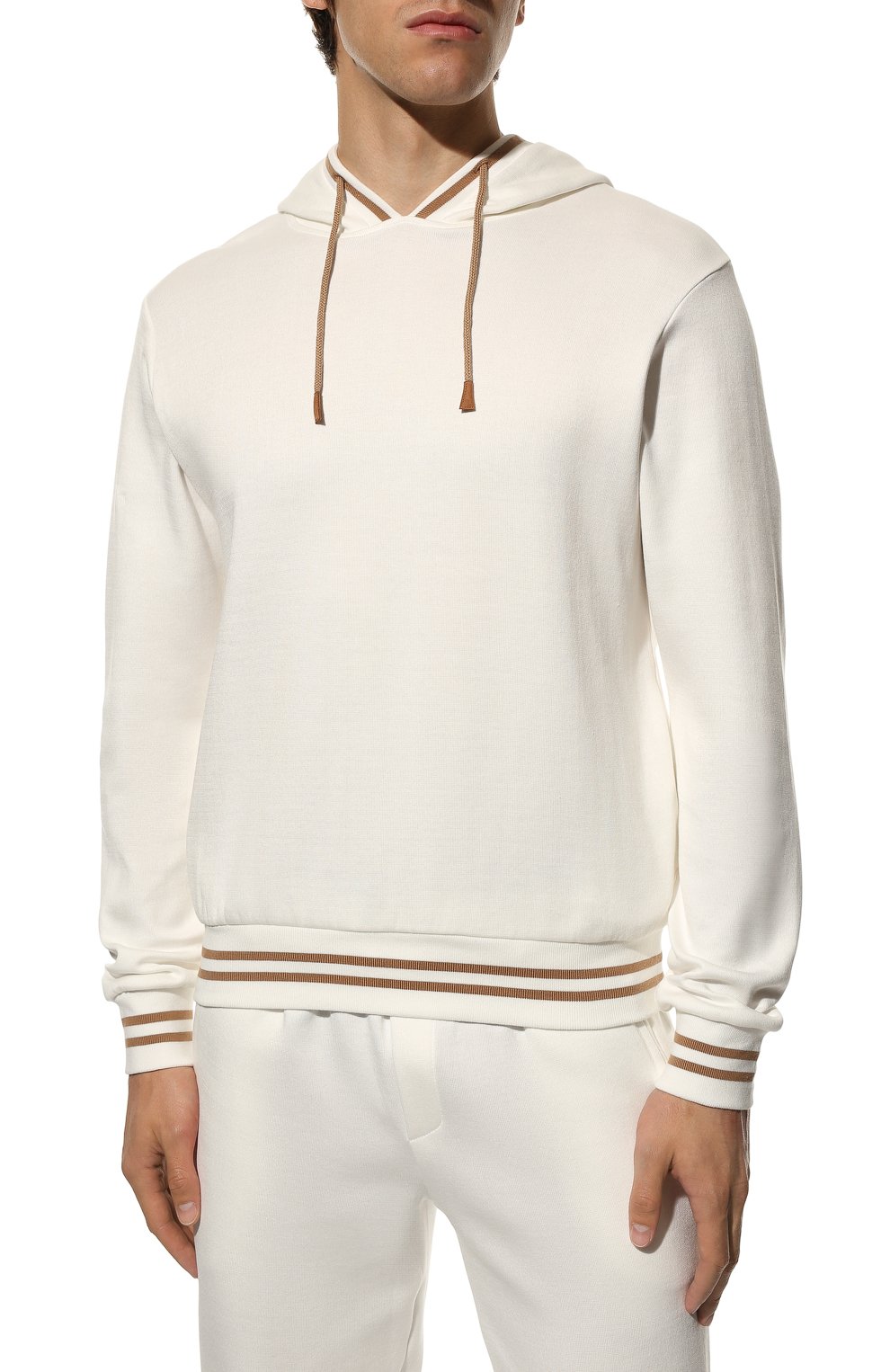 Хлопковое худи ELEVENTY PLATINUM, арт. E75FELE17 TES0E204, фото 3