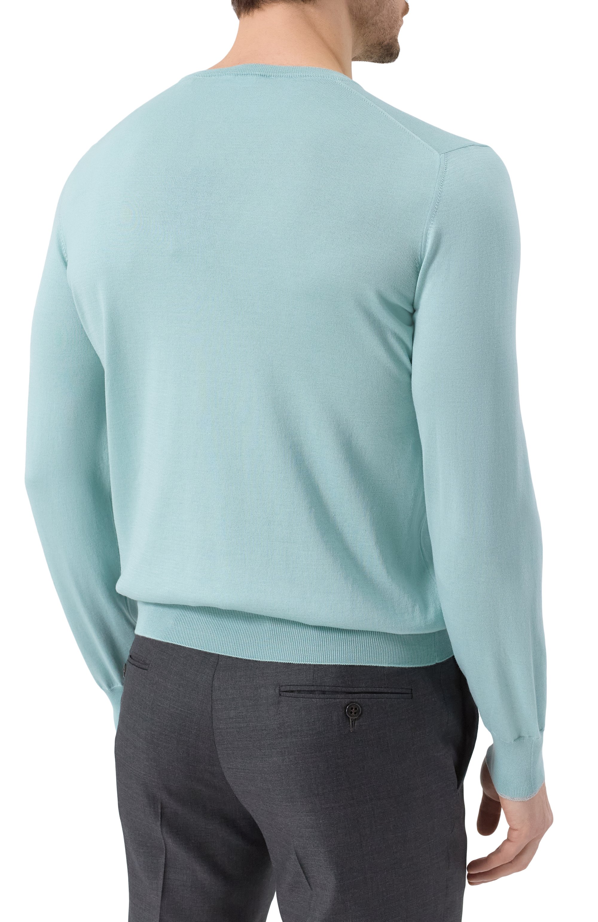 Джемпер из шелка и хлопка GRAN SASSO, арт. 43167/16290, фото 4