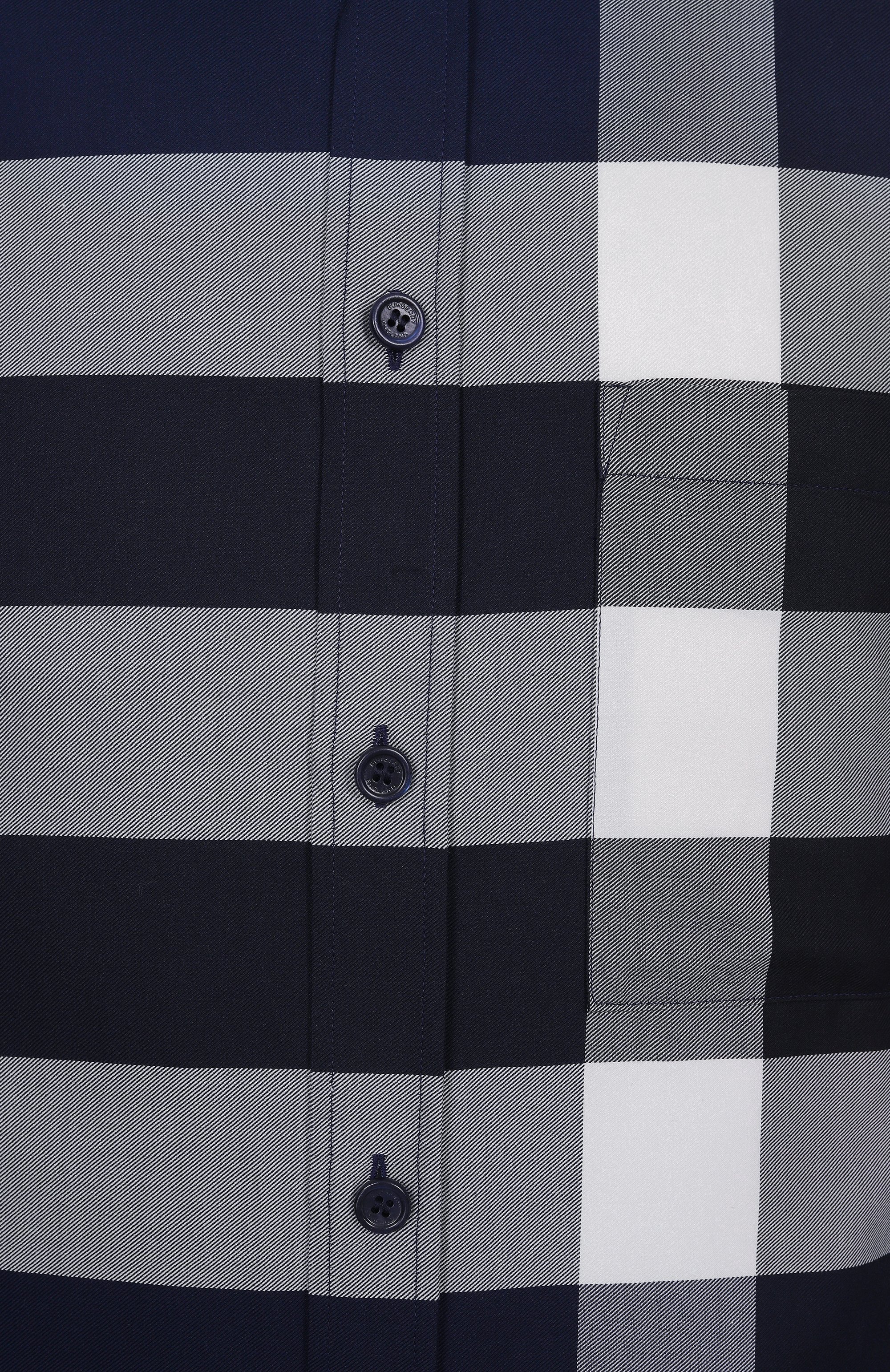 Хлопковая рубашка BURBERRY, арт. 8071536, фото 6