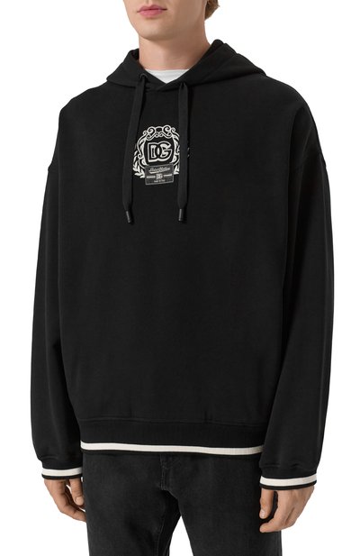 Хлопковое худи DOLCE & GABBANA, арт. G9B0UZ/HU7DU, фото 3