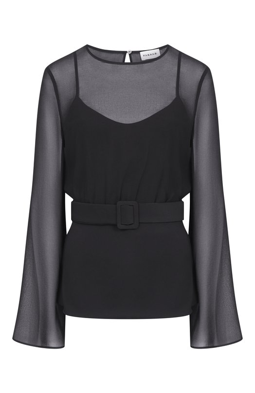 Блузка P.A.R.O.S.H. D313334/PANTY26 Чёрный D313334/PANTY26