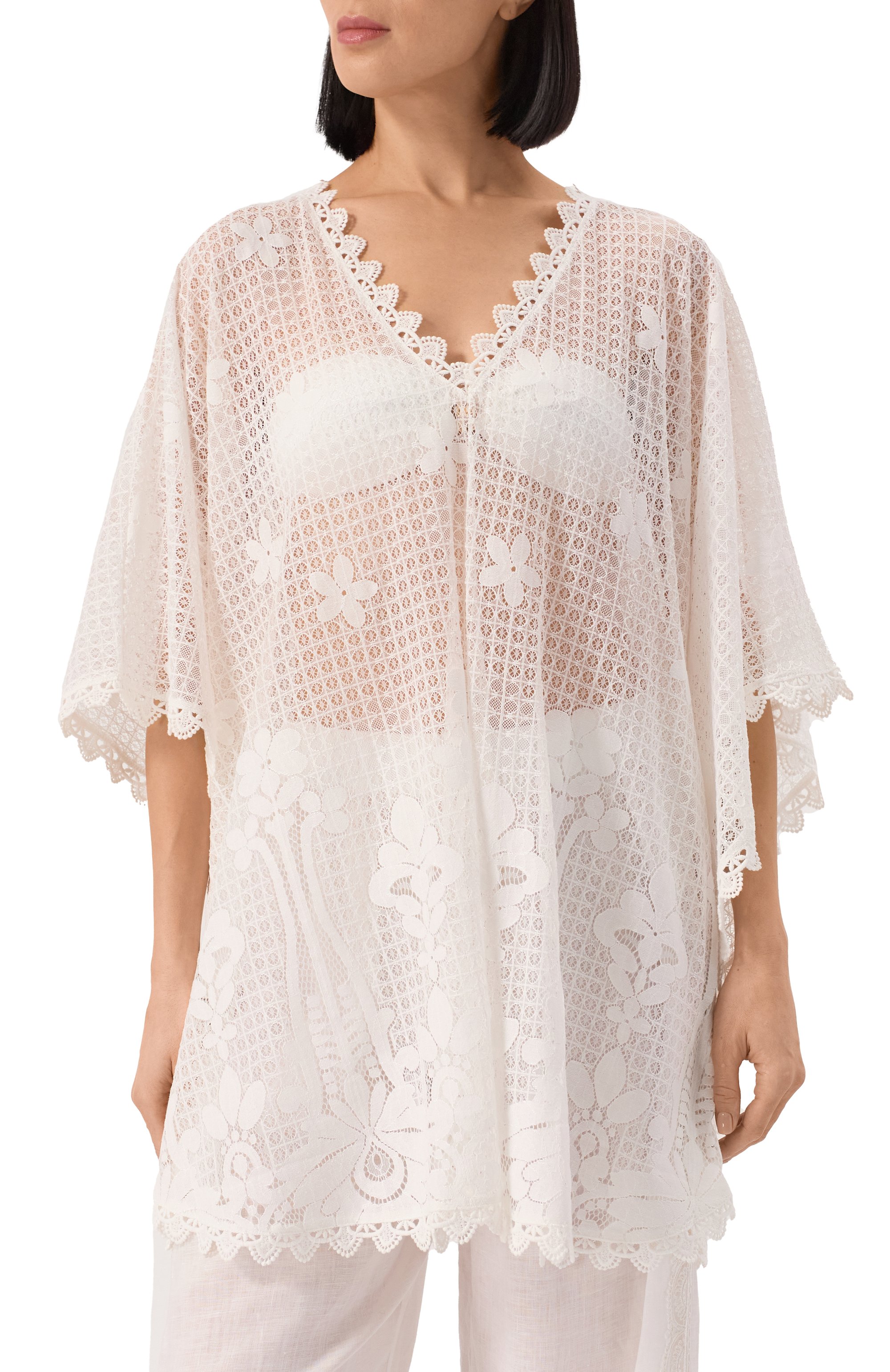 Хлопковая туника MELISSA ODABASH, арт. JOSIE CR, фото 3