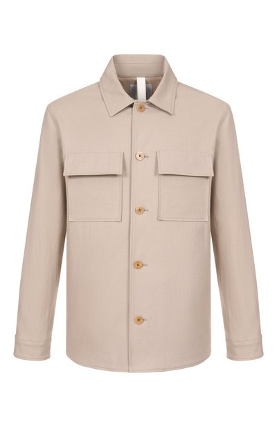 Мужская куртка-рубашка из хлопка и льна BOGNER, арт. 38869638