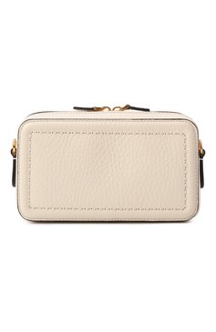 Женская сумка alltime mini VALENTINO кремового цвета, арт. 6W2P0AI5/RZR | Фото 6 (Драгоценные камни: Проставлено; Размер: mini; Материал сплава: Проставлено; Ремень/цепочка: На ремешке; Материал: Натуральная кожа)
