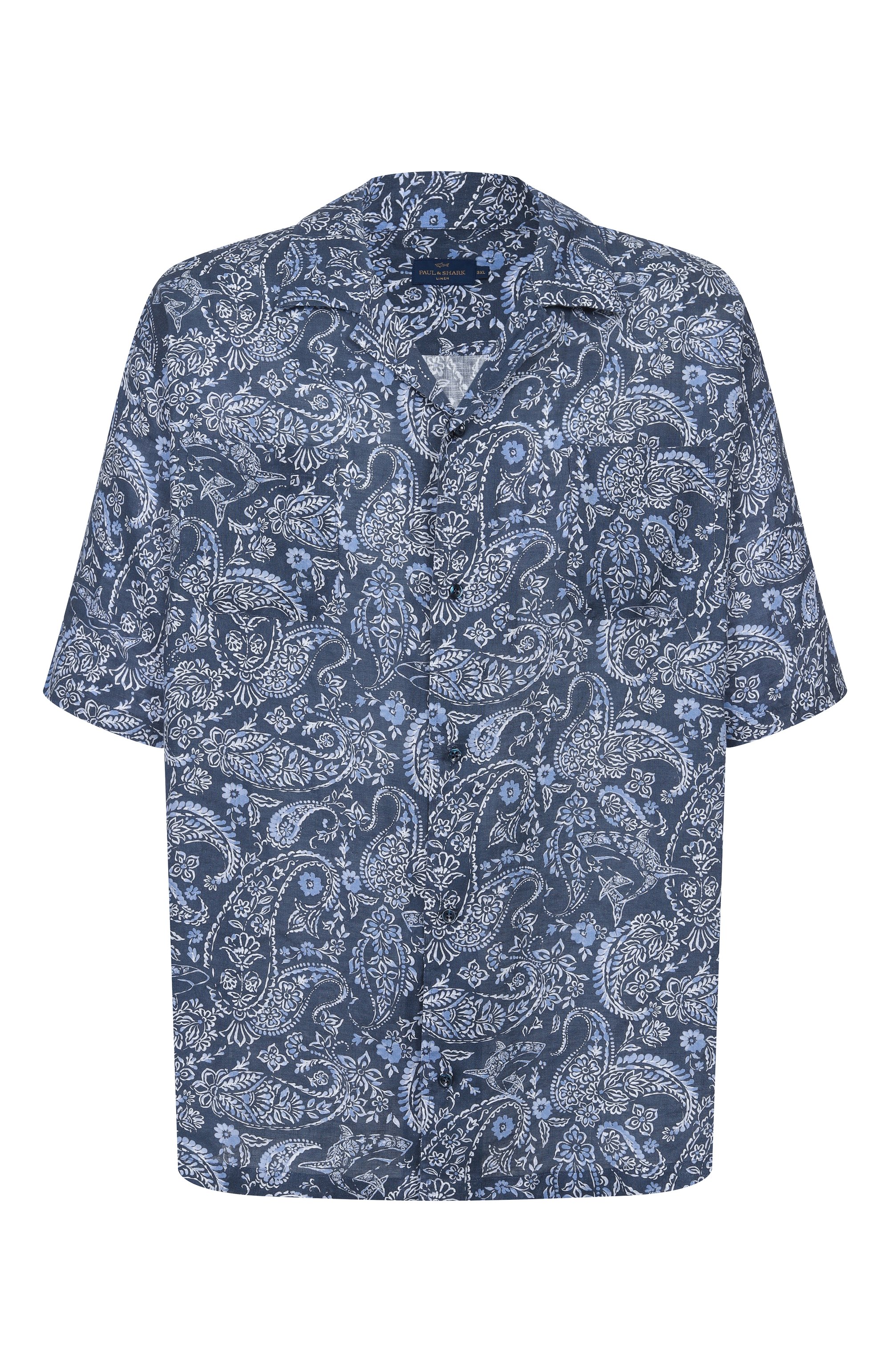 Льняная рубашка PAUL&SHARK, арт. 26413177_001, фото 1