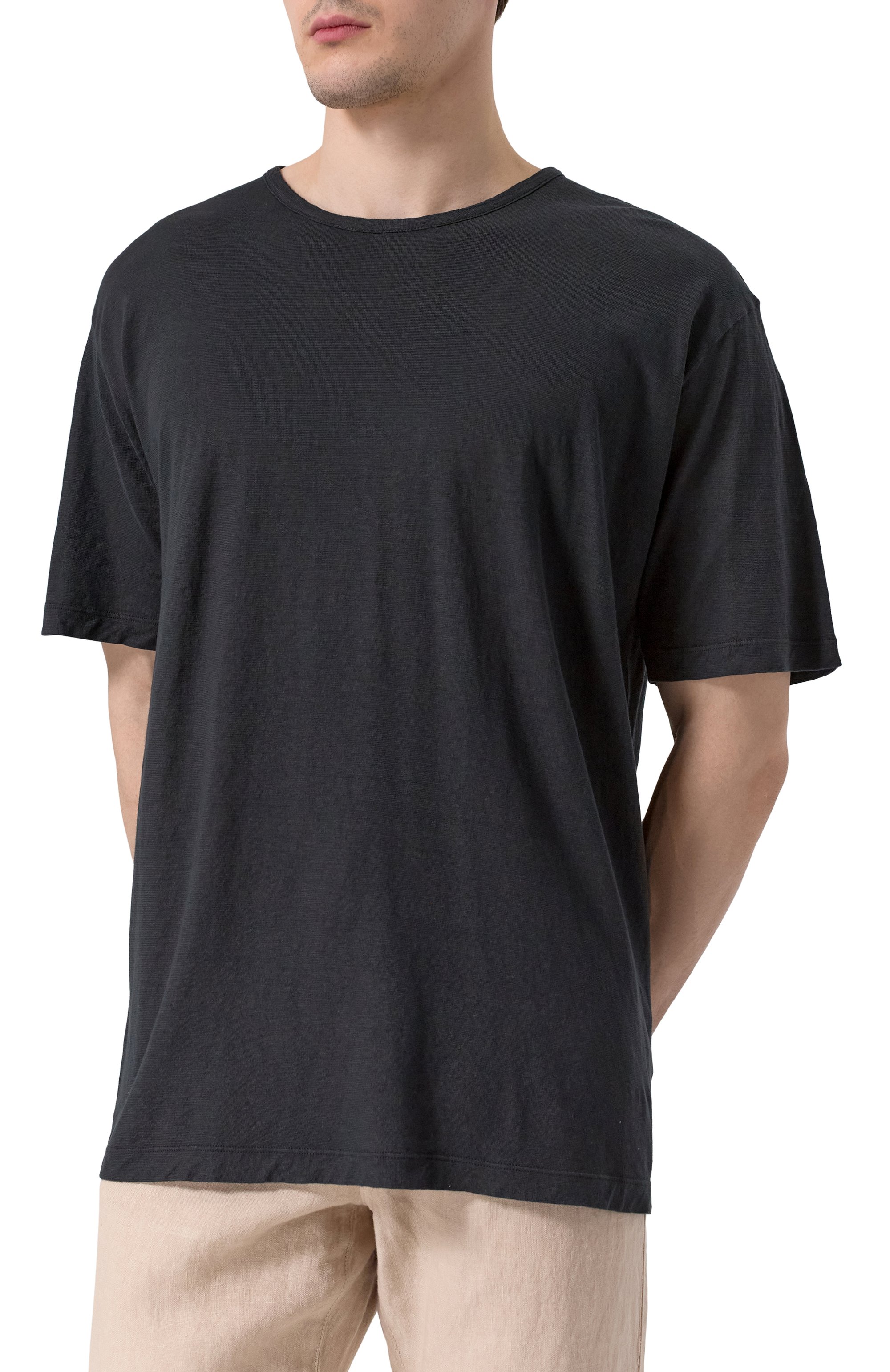 Футболка из хлопка и льна 120% LINO, арт. 32ALIM79GR/G308/S01, фото 3