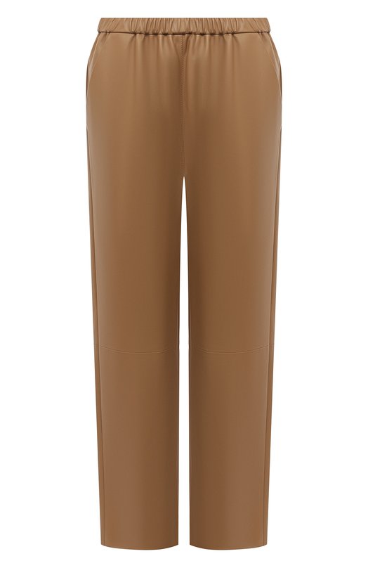 

Кожаные брюки DROMe, Бежевый