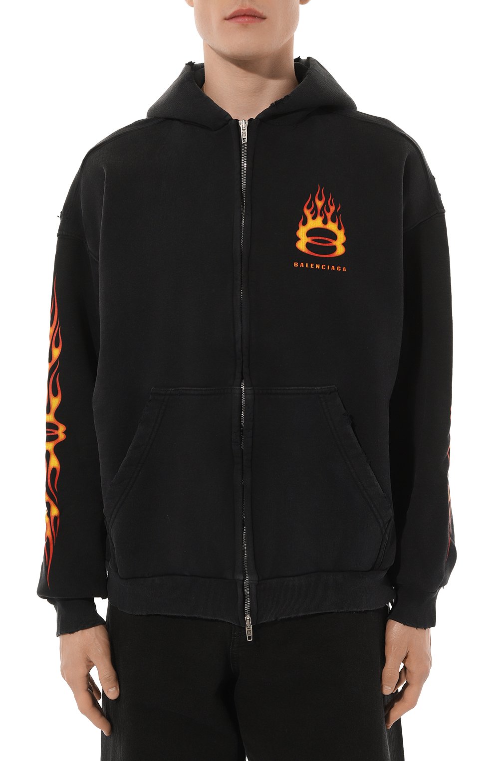Хлопковая толстовка BALENCIAGA, арт. 770939/TQVW9, фото 3
