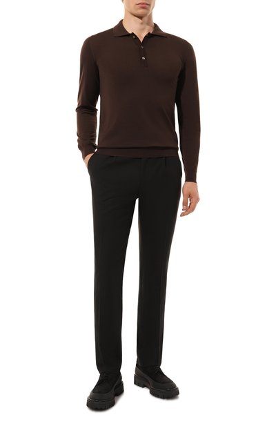 Замшевые дерби KITON, арт. USSA194N0112507, фото 2