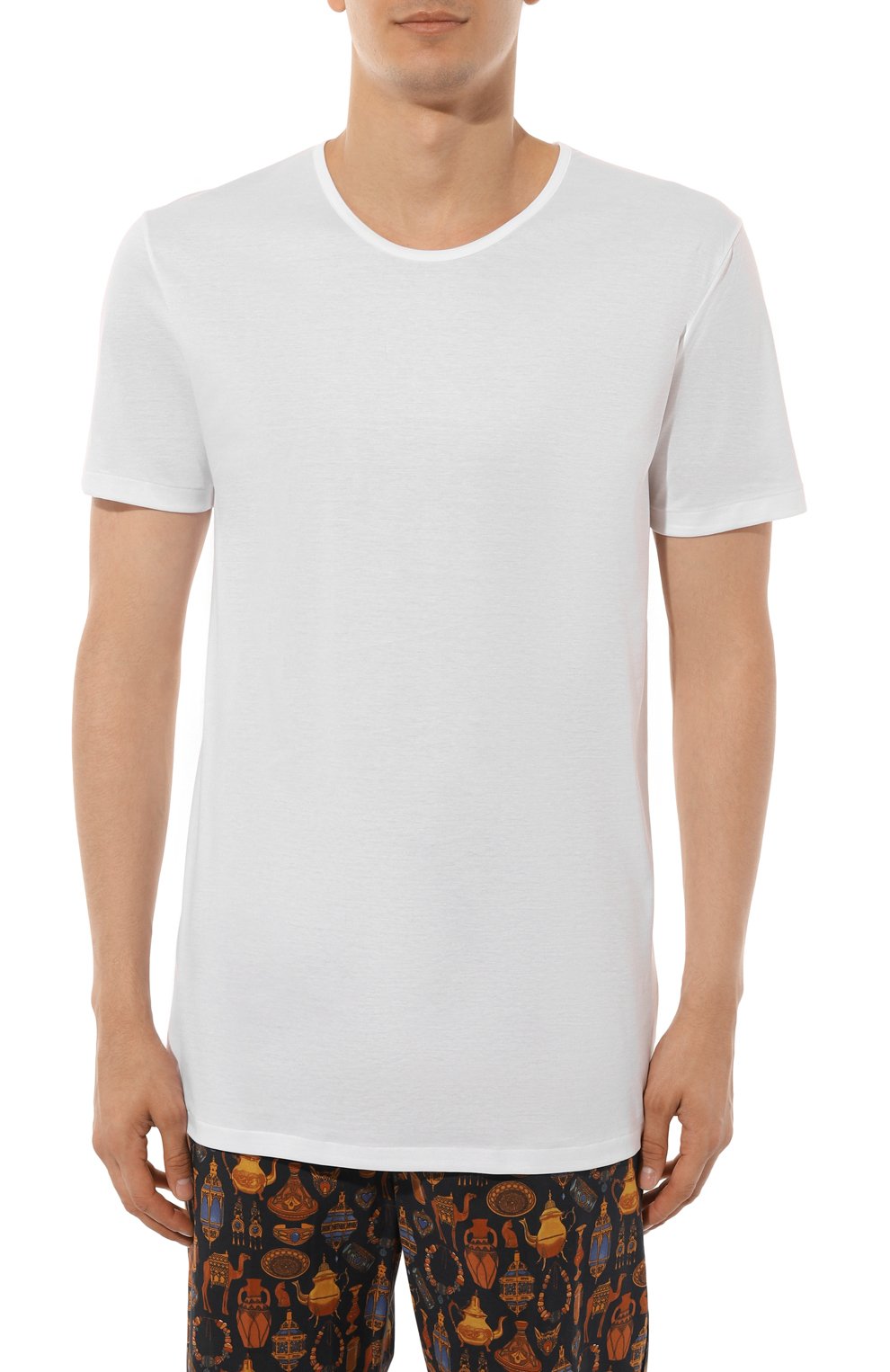 Хлопковая футболка ZIMMERLI белого цвета по цене 26100 руб., арт. 286-1441/XL, фото 3 Хлопковая футболка ZIMMERLI, арт. 286-1441/XL, фото 3