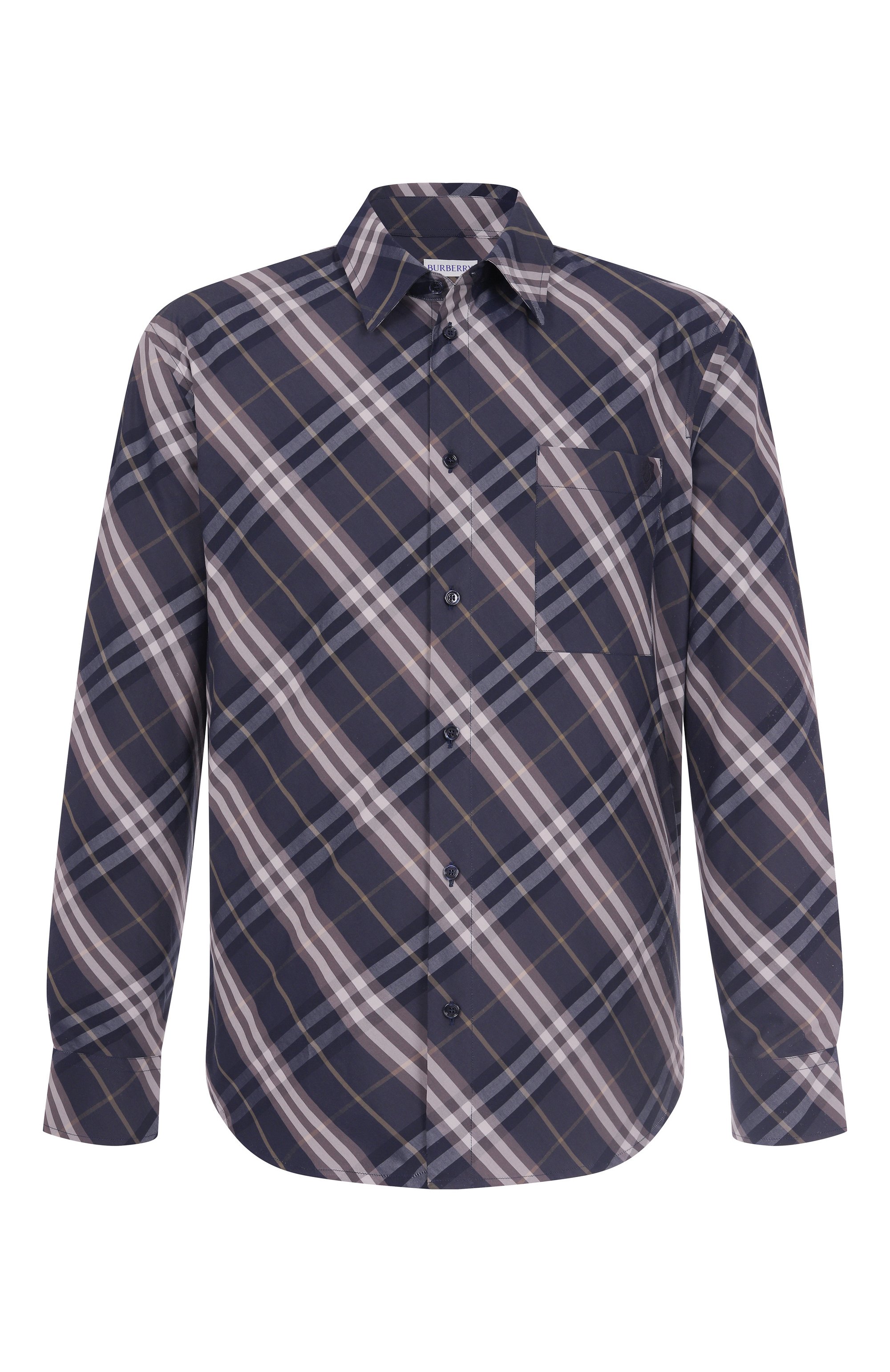 Хлопковая рубашка BURBERRY, арт. 8105201, фото 1